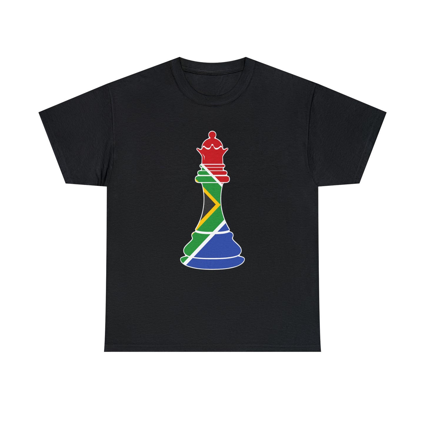 South African Queen Flag Chess Piece SA T-Shirt | Unisex Tee Shirt