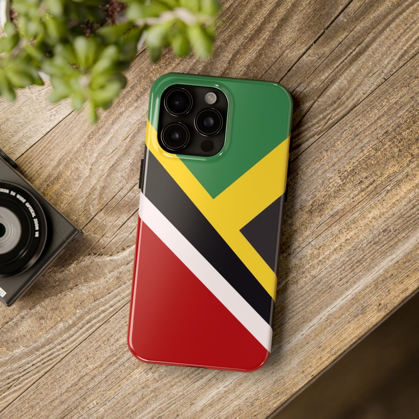 Jamaica Trinidad Flag Jamaican Trini Tough Phone Cases