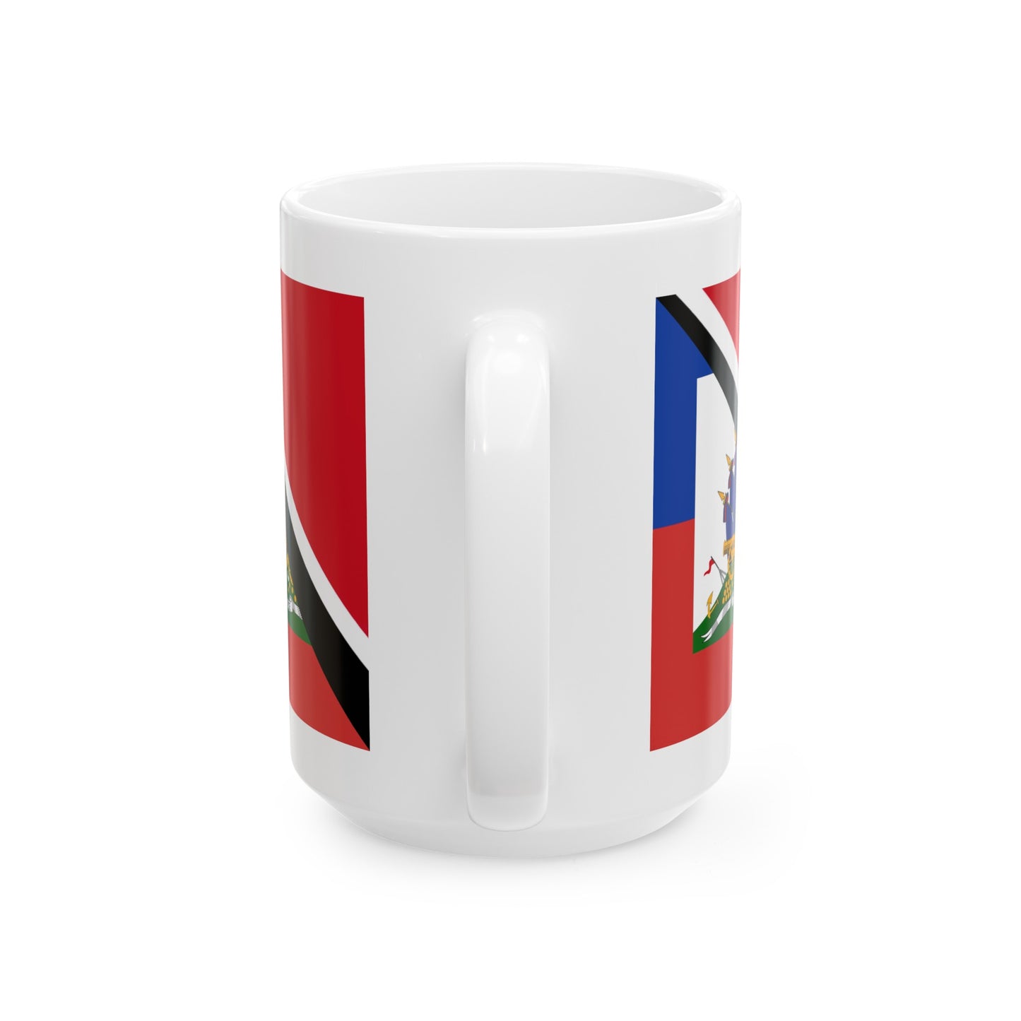 Haitian Trinidad and Tobago Flag Haitian Trini Ceramic Mug 11oz, 15oz Cup