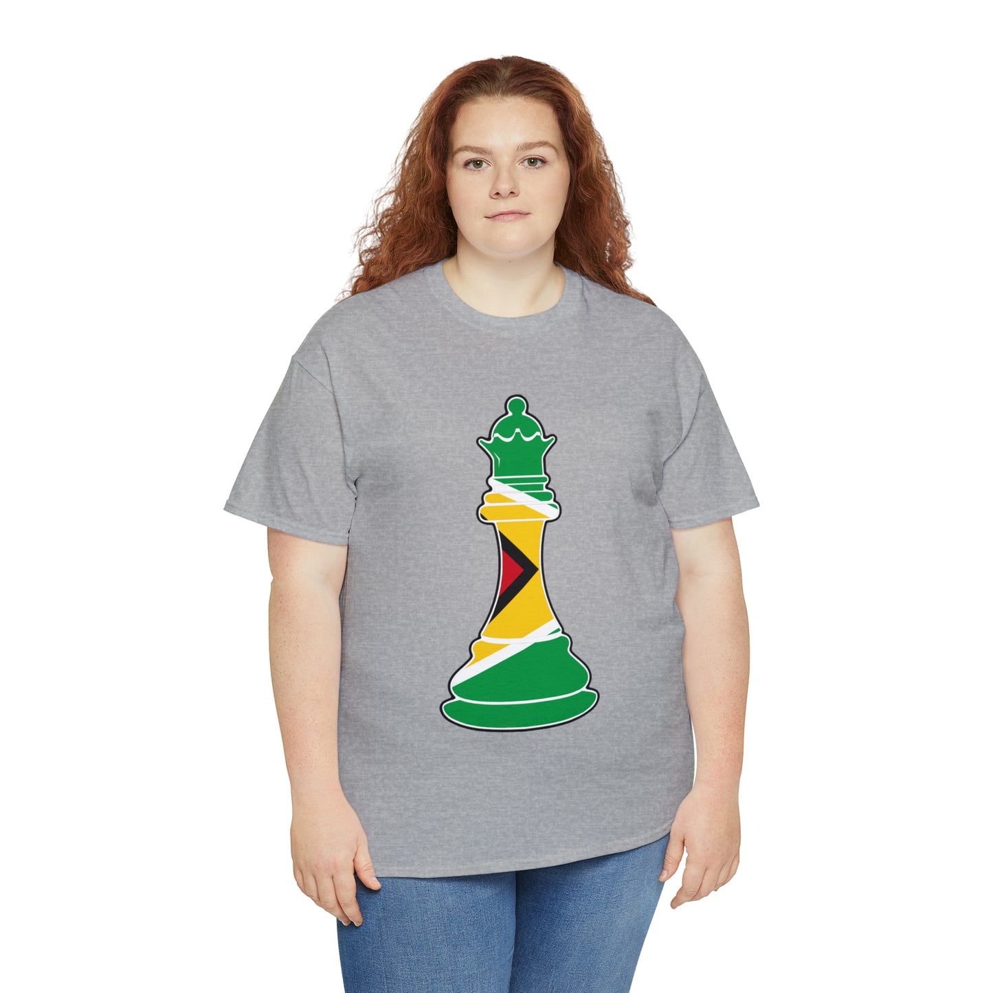 Guyanese Queen Flag Chess Piece Guyana T-Shirt | Unisex Tee Shirt