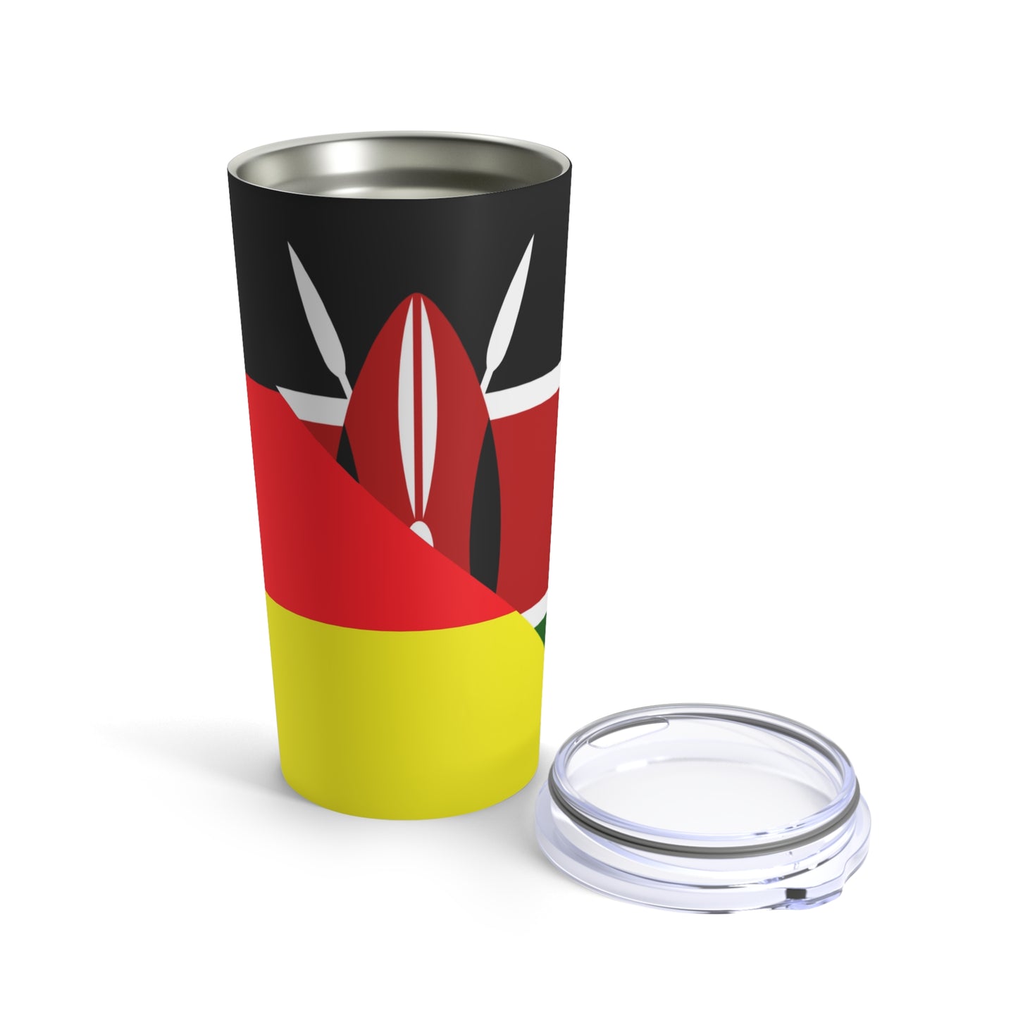 German Kenyan Flag Germany Kenya Tumbler 20oz