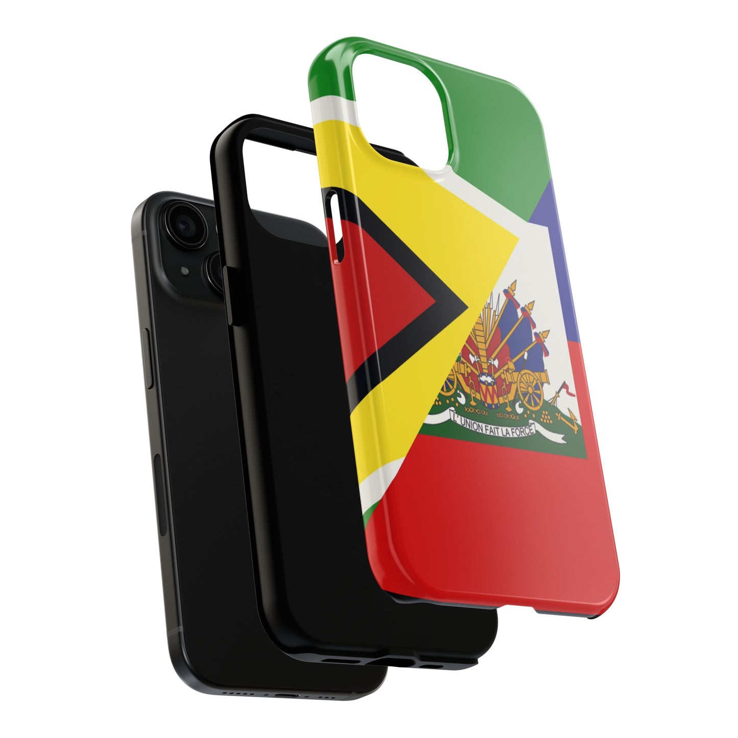 Haiti Guyana Flag Haitian Guyanese Tough Phone Cases