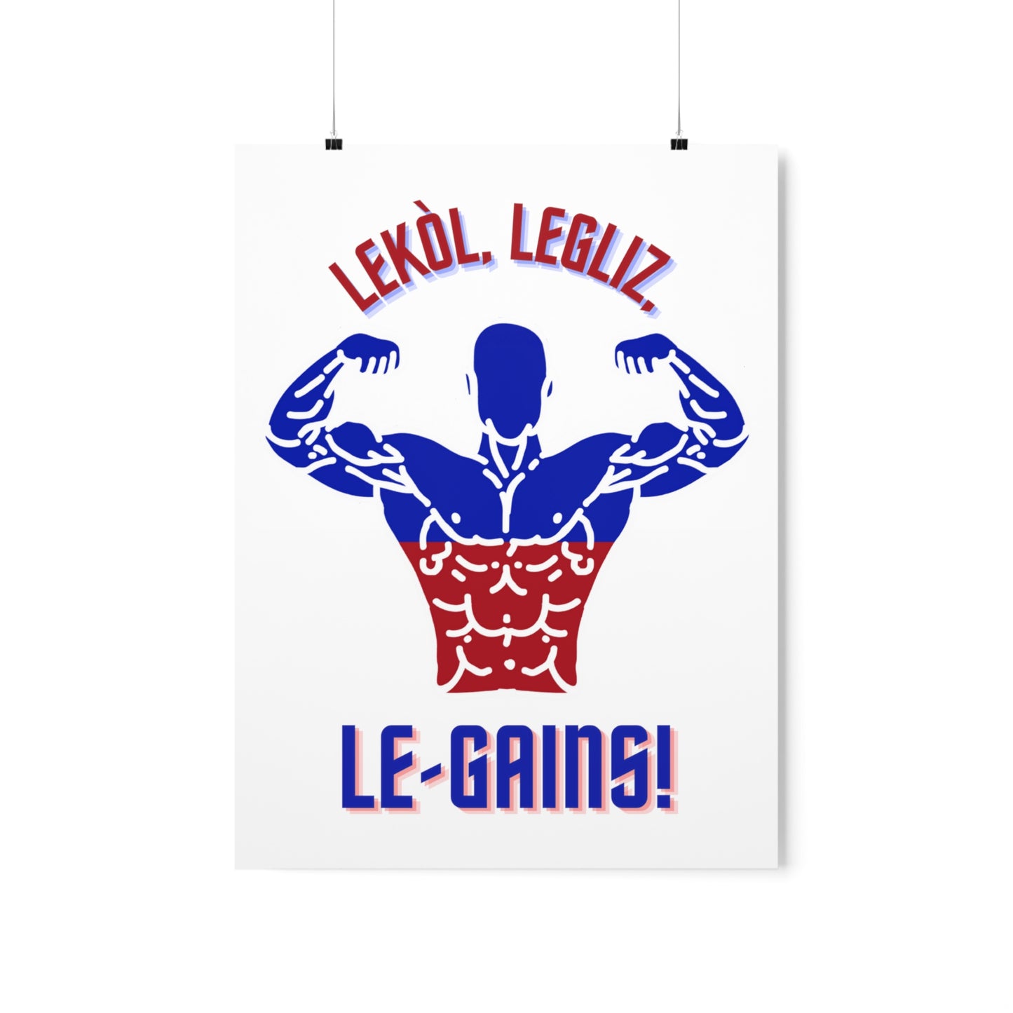 Lekol Legliz LeGainz Premium Matte Poster | Haitian Art