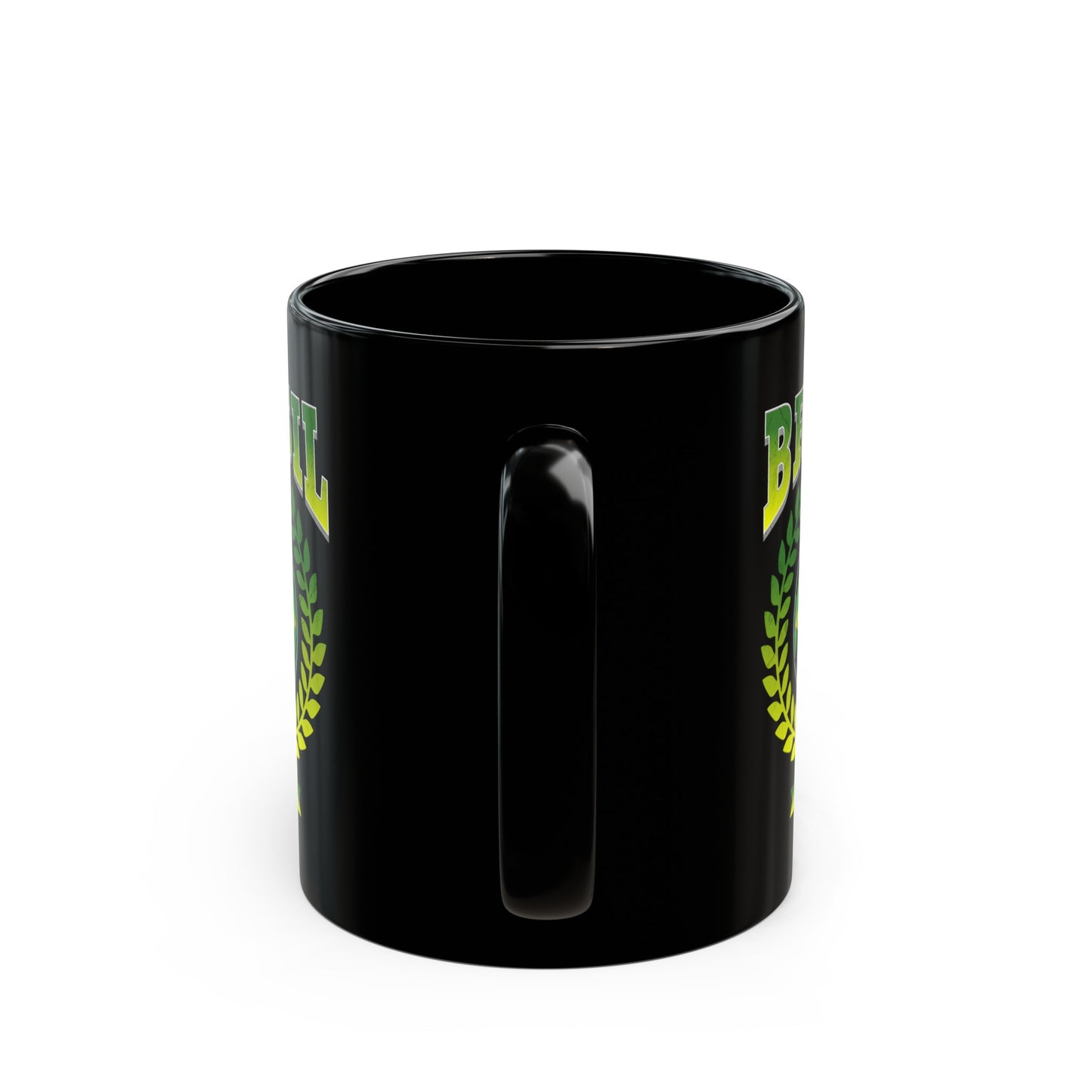 Brasil 2024 Soccer Football Championship Games Brazil Team Black Mug (11oz, 15oz)