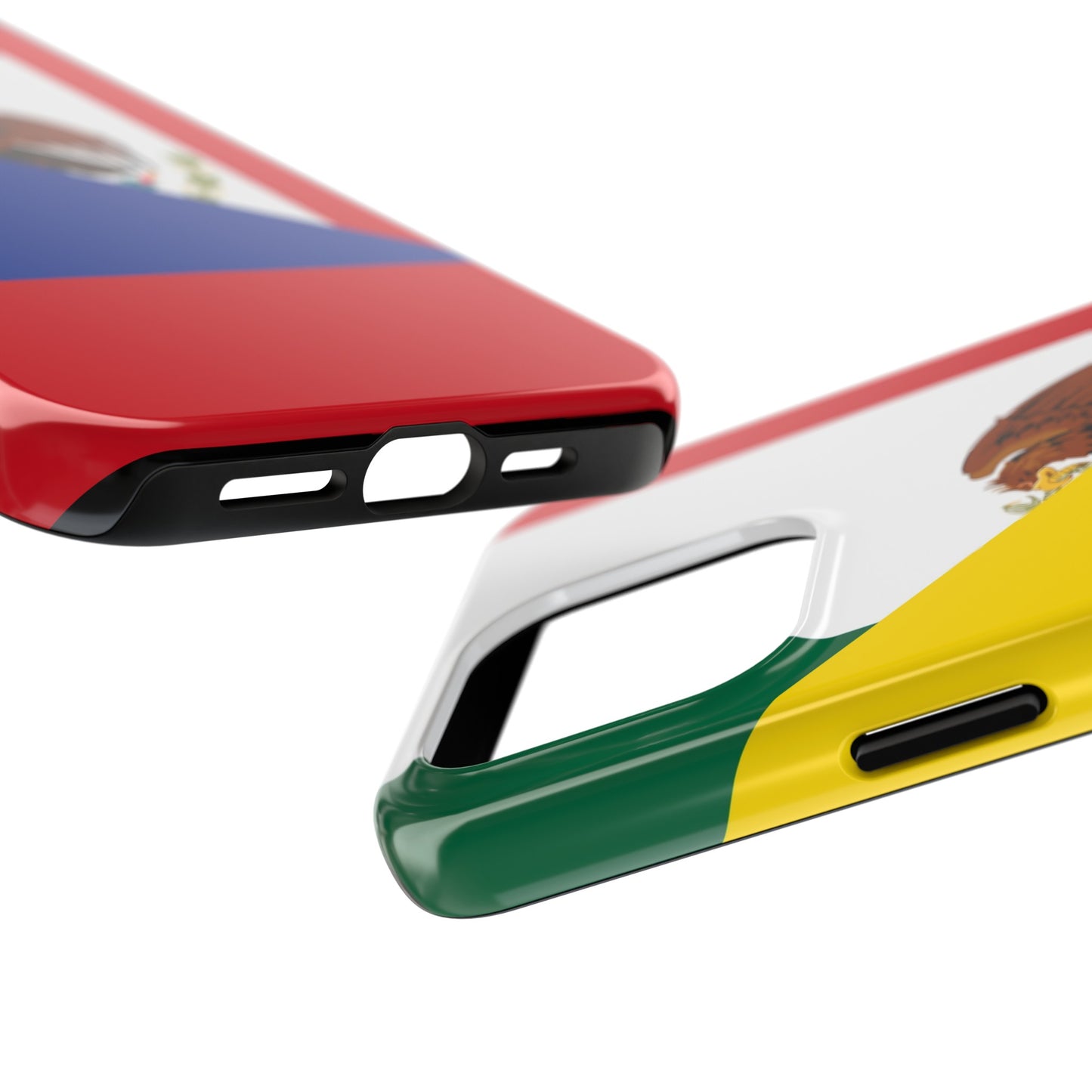 Mexican Colombian Flag Half Mexico Colombia Tough Phone Cases