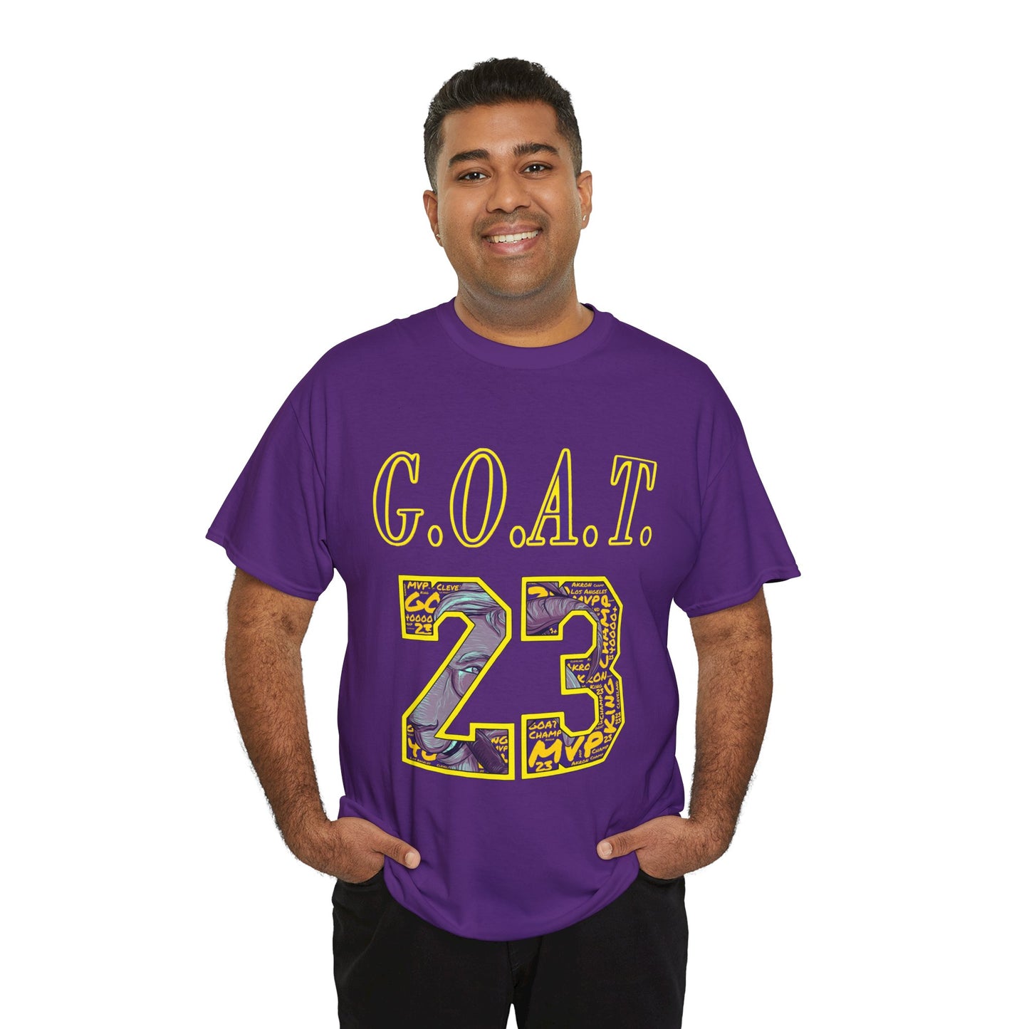 GOAT 23 T-Shirt | Los Angeles Basketball G.O.A.T Tee