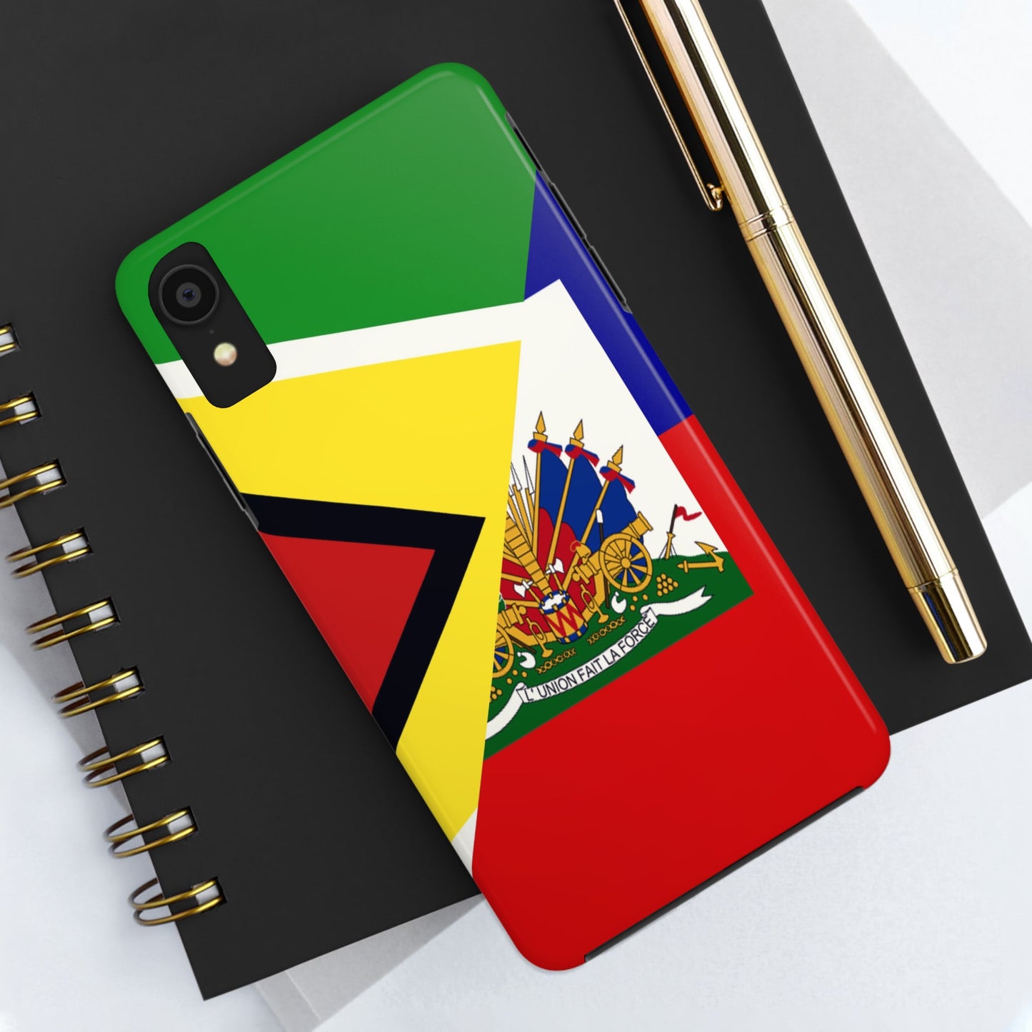 Haiti Guyana Flag Haitian Guyanese Tough Phone Cases