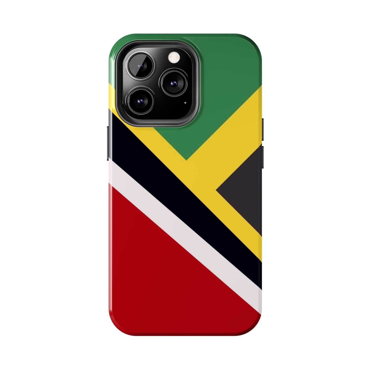 Jamaica Trinidad Flag Jamaican Trini Tough Phone Cases