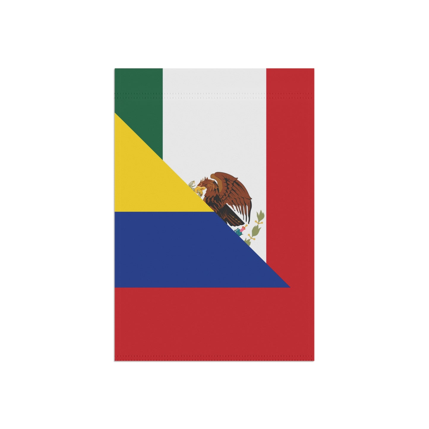 Mexican Colombian Flag Half Mexico Colombia Garden & House Banner