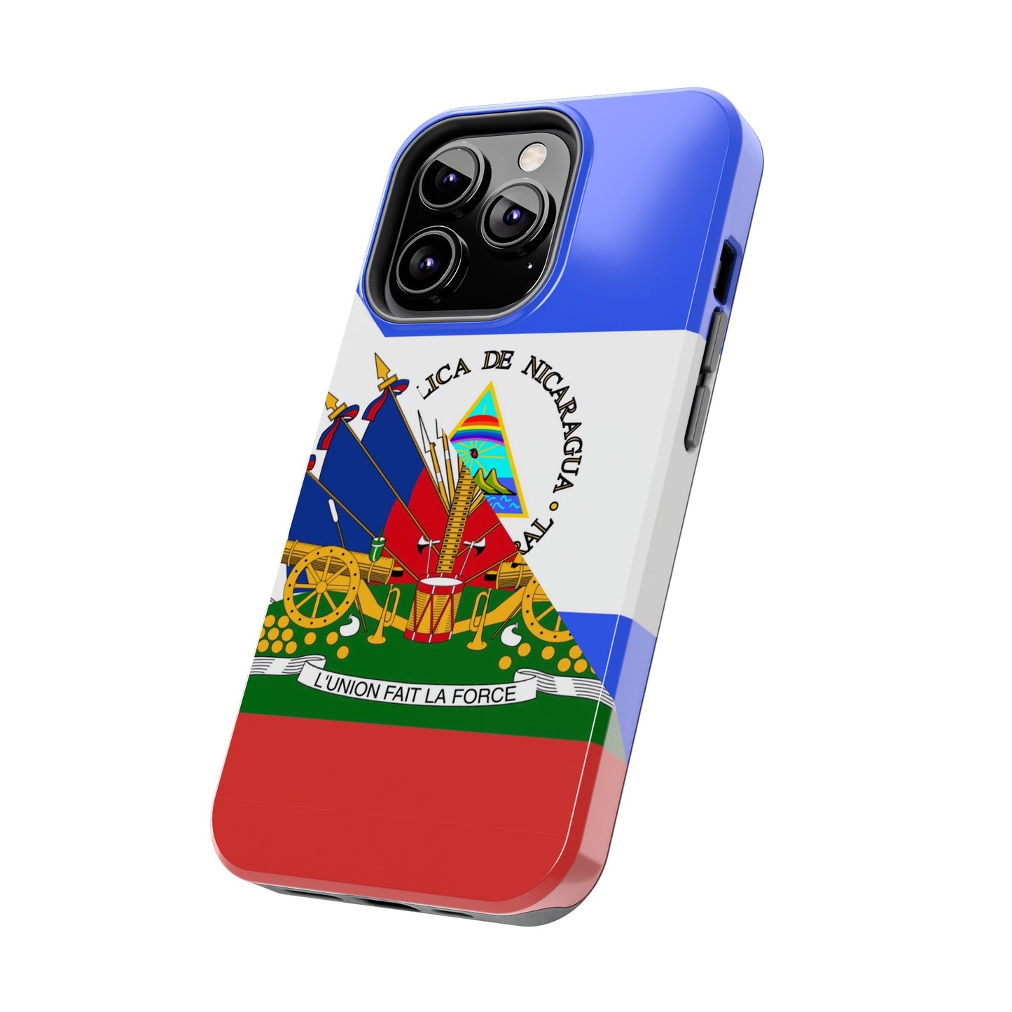 Haiti Nicaragua Flag Haitian Nicaraguan Tough Phone Cases