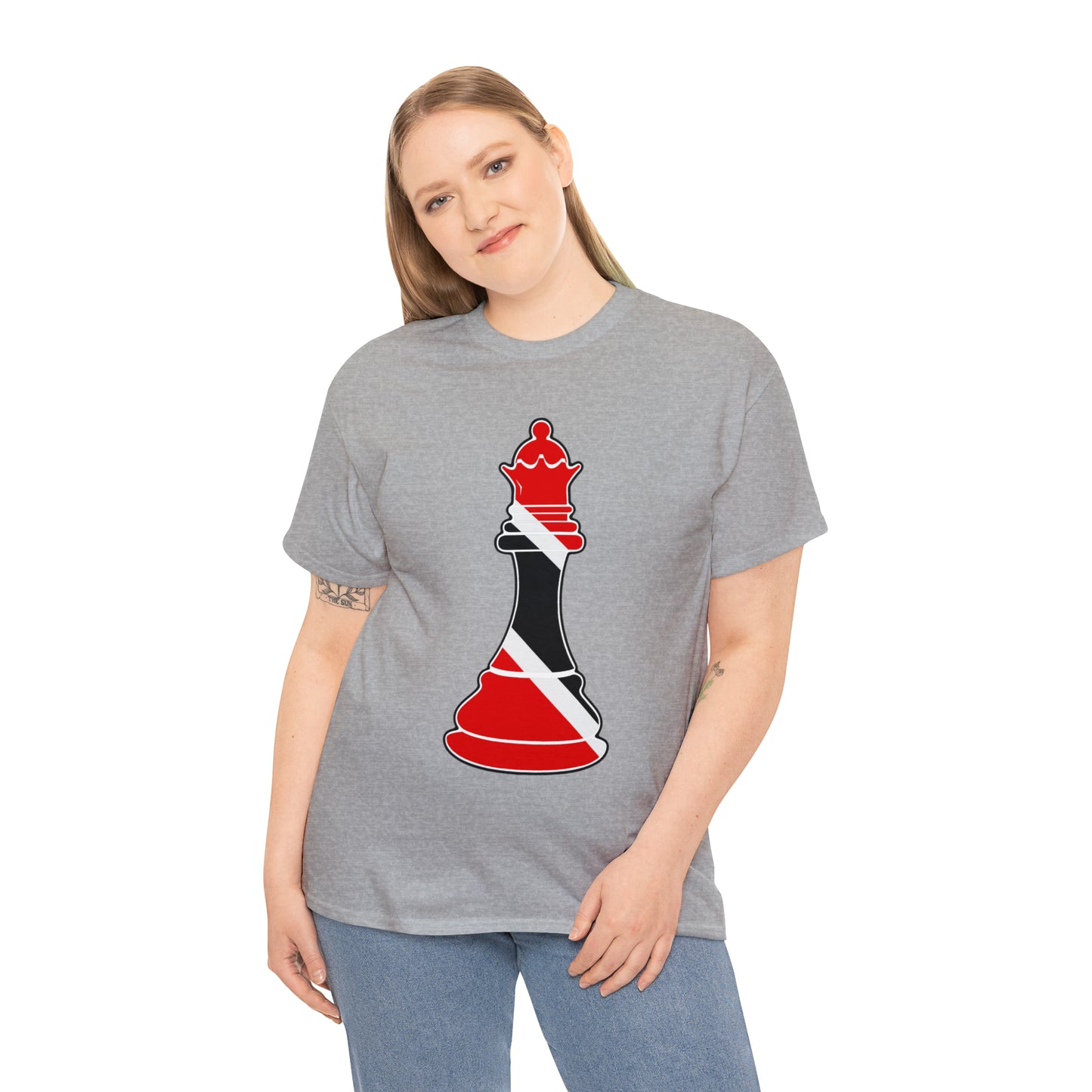 Trini Queen Trinidad and Tobago Flag Chess Piece T-Shirt | Unisex Tee Shirt