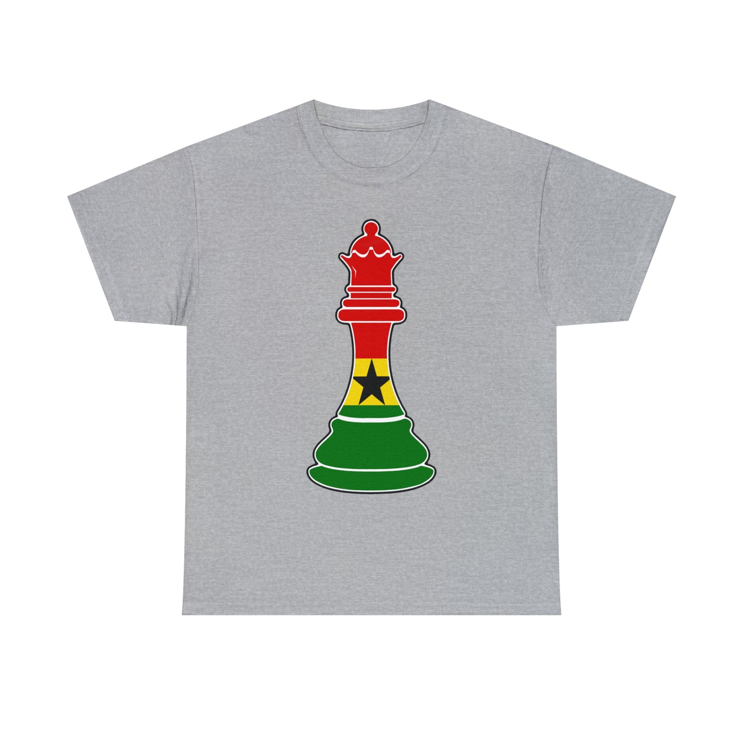 Ghanian Queen Flag Chess Piece Ghana T-Shirt | Unisex Tee Shirt