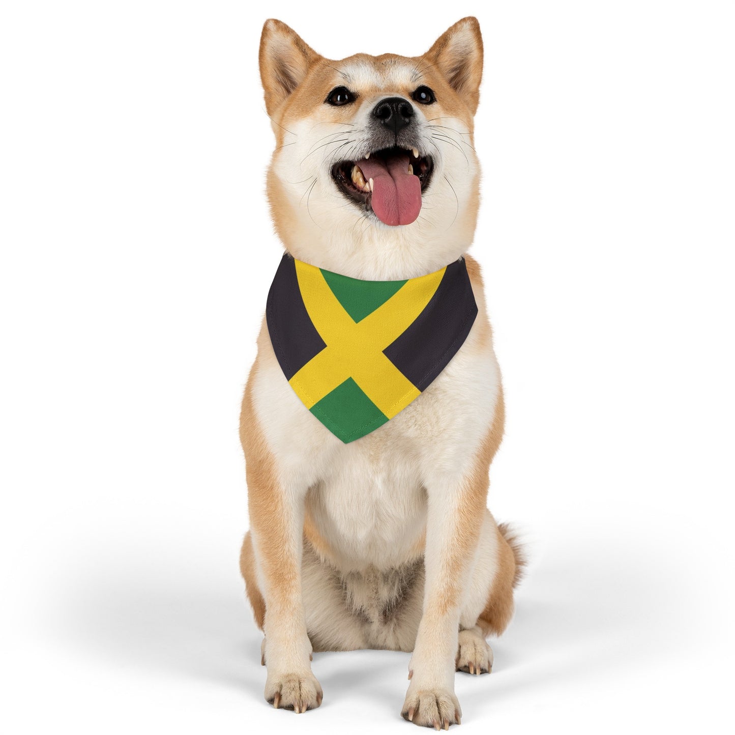 Jamaican Flag Pet Bandana Collar Jamaica Dog Cat