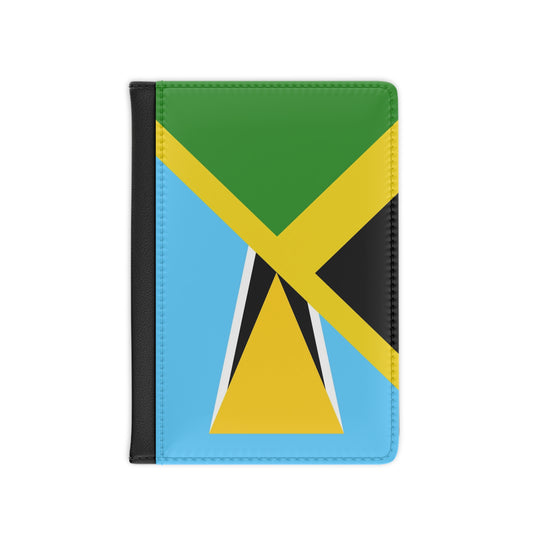 Jamaica St Lucia Flag Jamaican Passport Cover