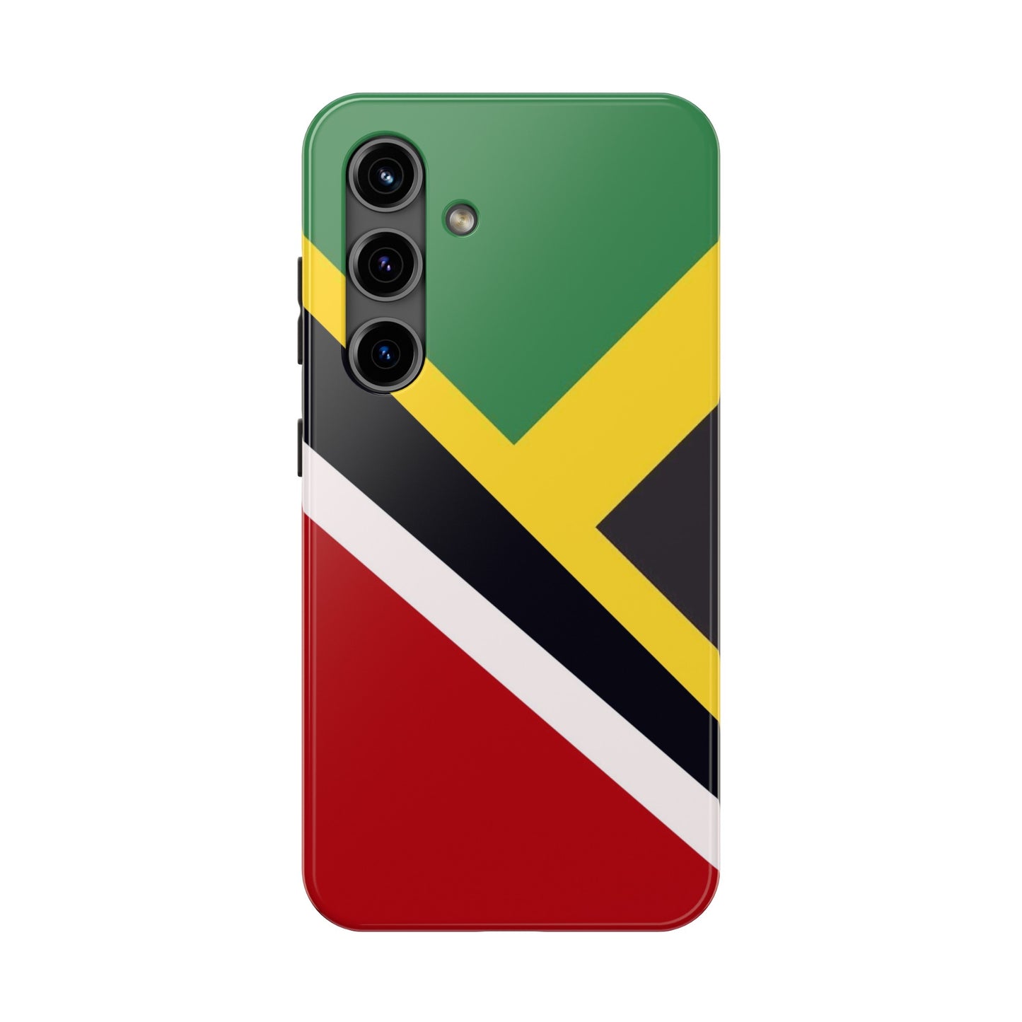 Jamaica Trinidad Flag Jamaican Trini Tough Phone Cases