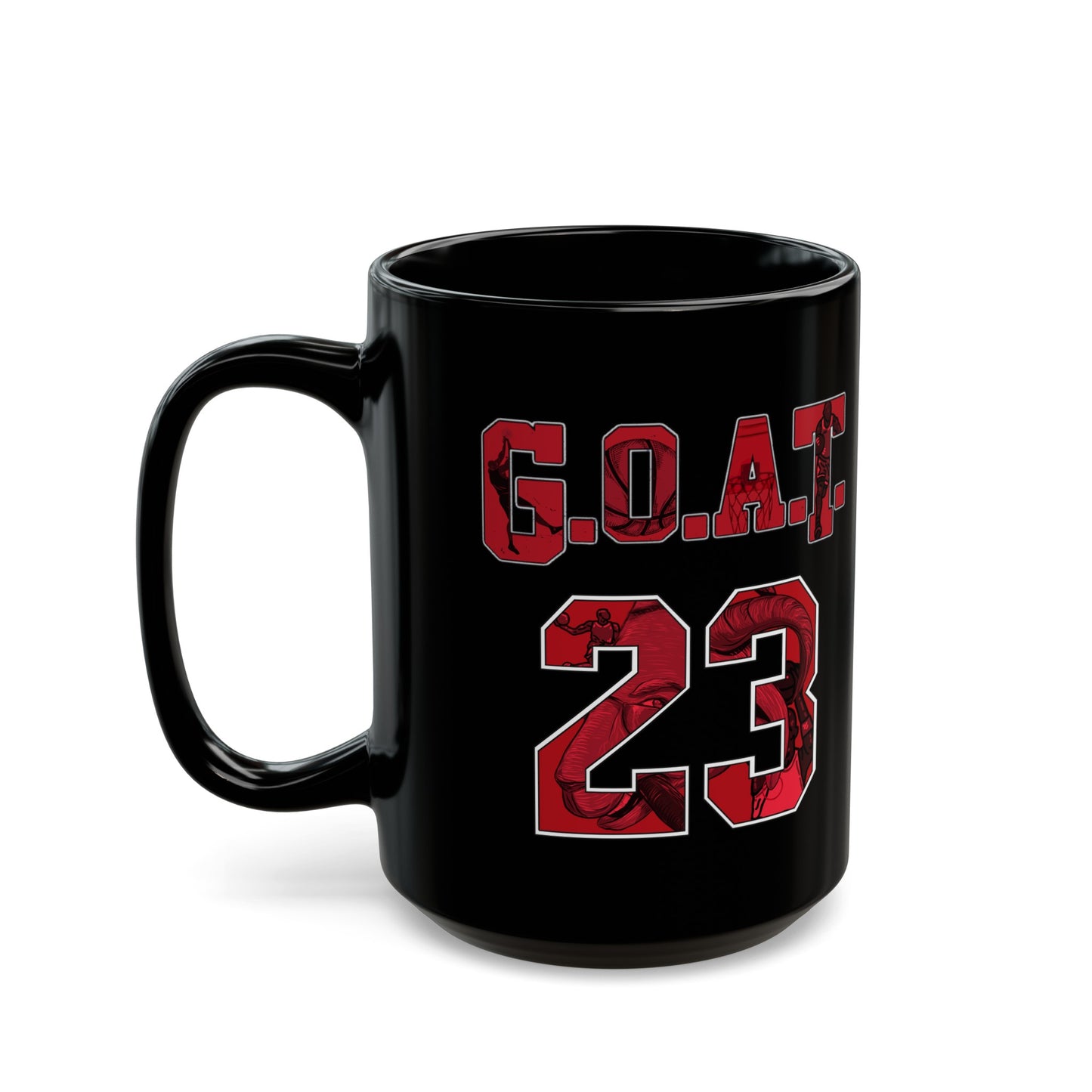 Goat 23 Bulls Black Mug (11oz, 15oz)