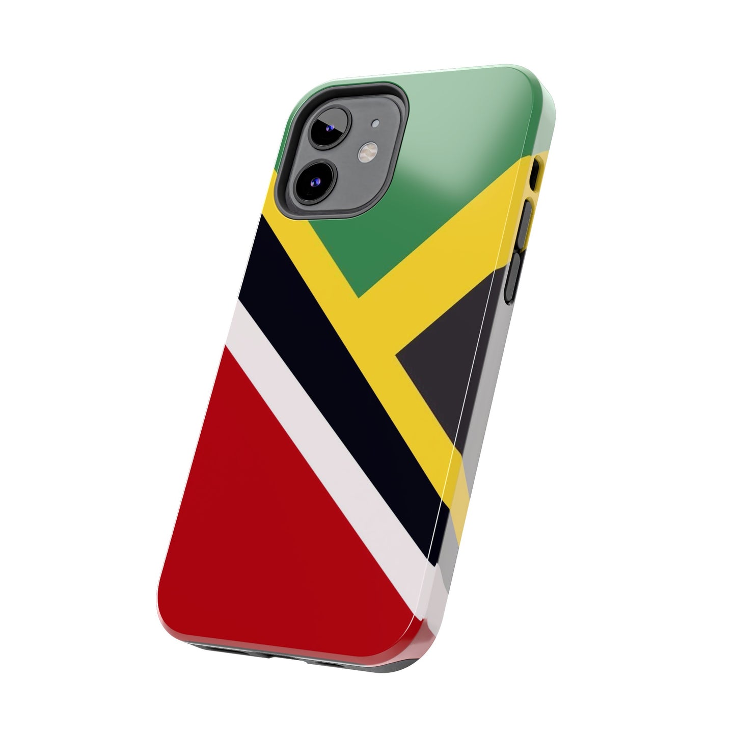 Jamaica Trinidad Flag Jamaican Trini Tough Phone Cases