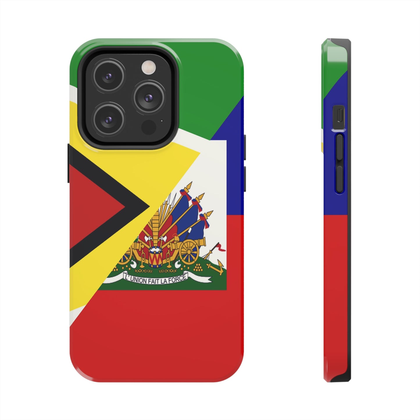 Haiti Guyana Flag Haitian Guyanese Tough Phone Cases