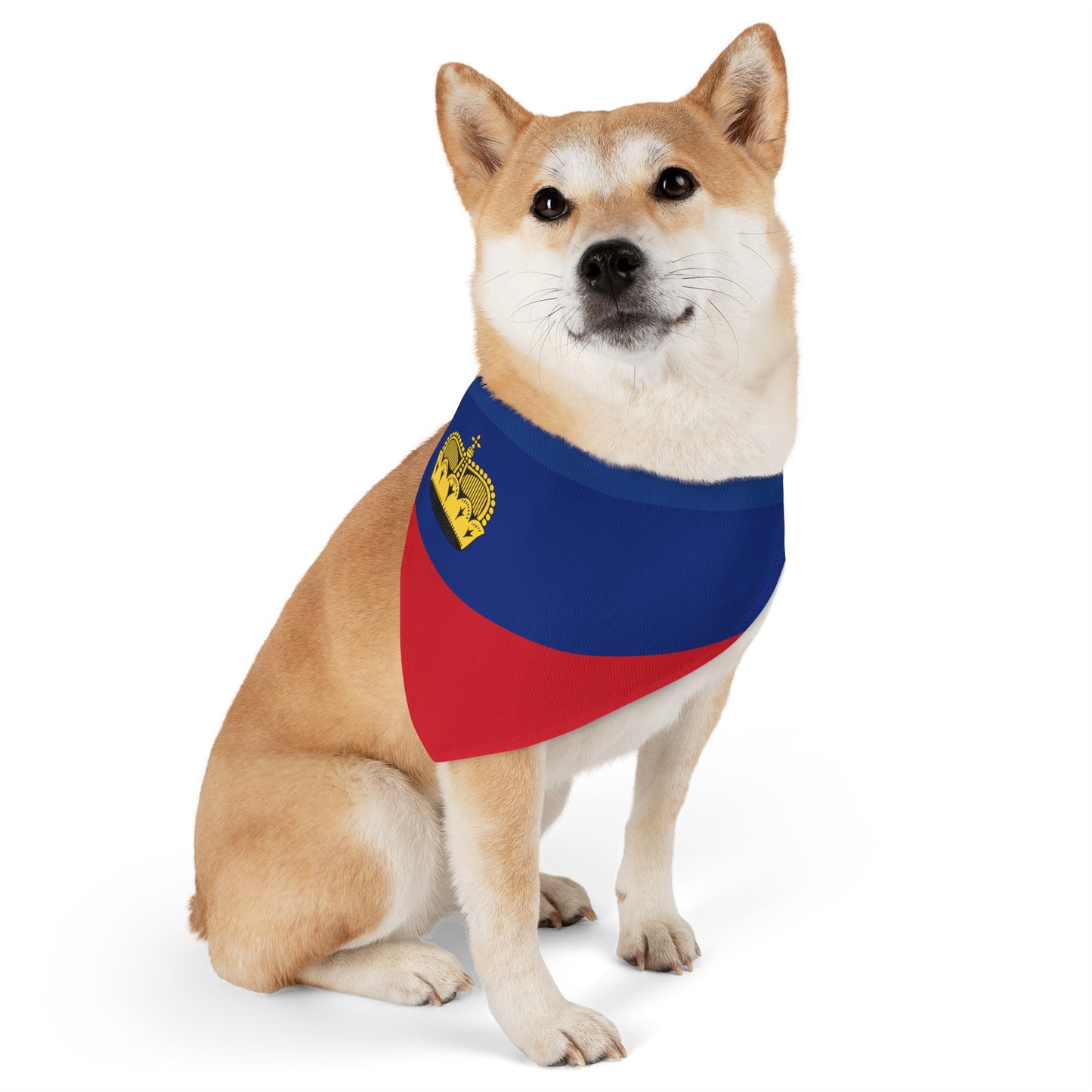 Liechtenstein Flag Pet Dog Cat Animal Bandana Collar