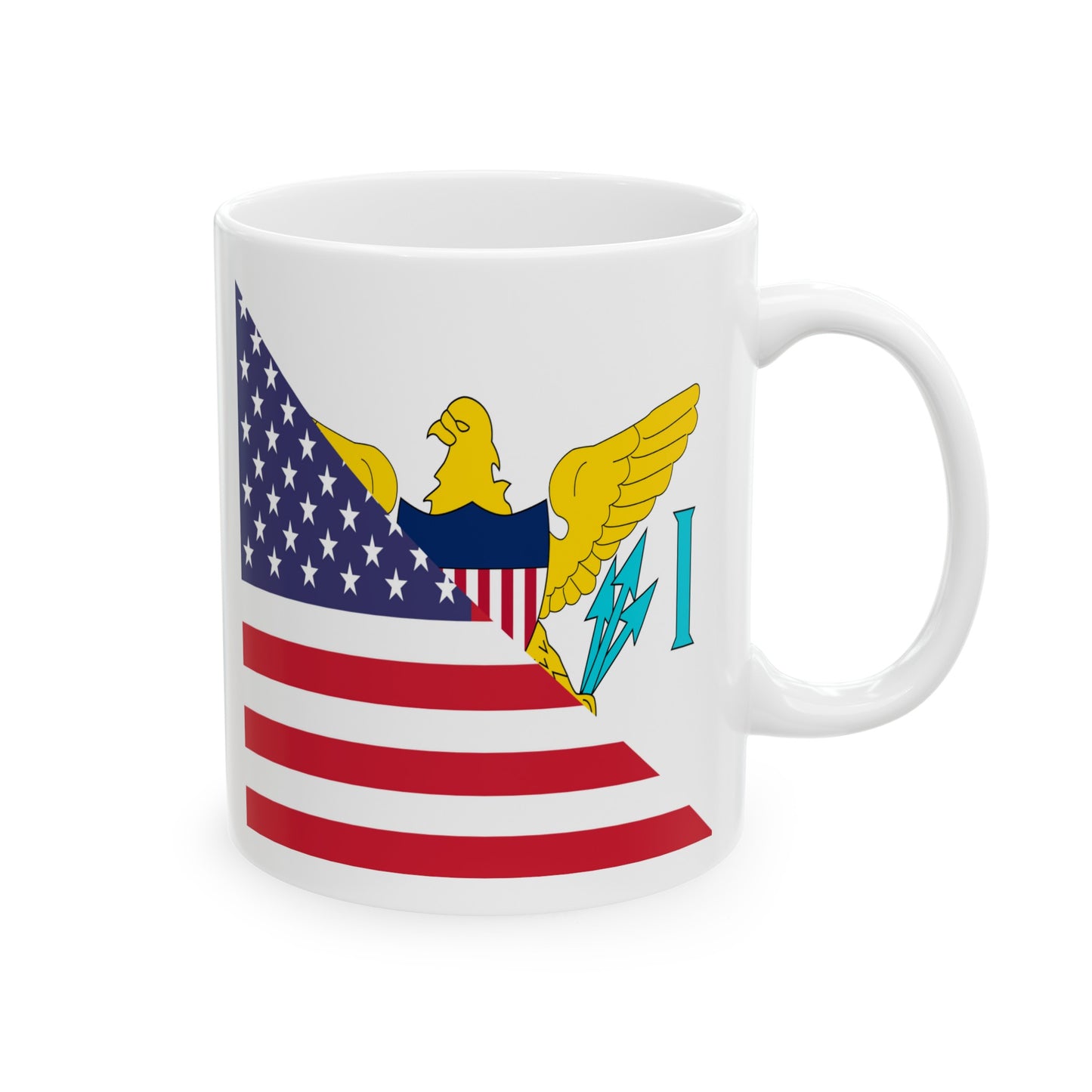 Virgin Islands American Flag Virgin Islander Ceramic Mug 11oz, 15oz Cup