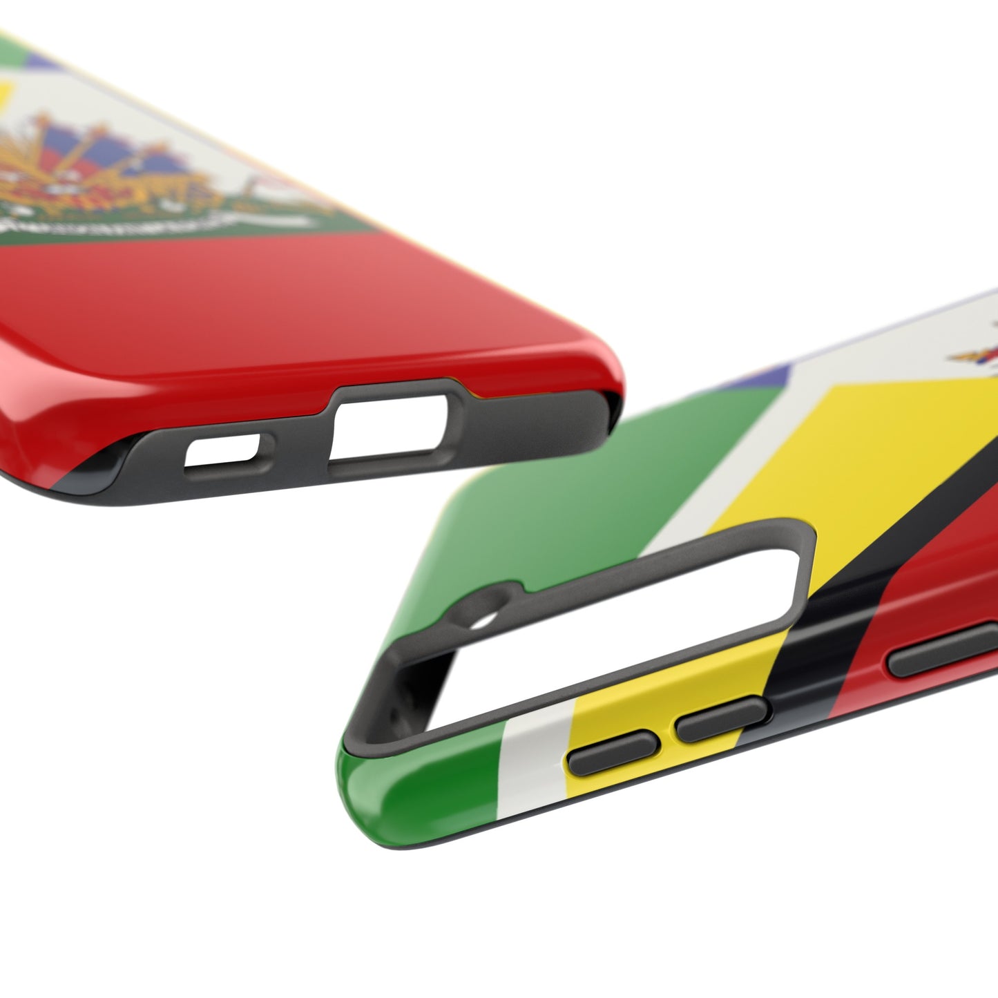 Haiti Guyana Flag Haitian Guyanese Tough Phone Cases