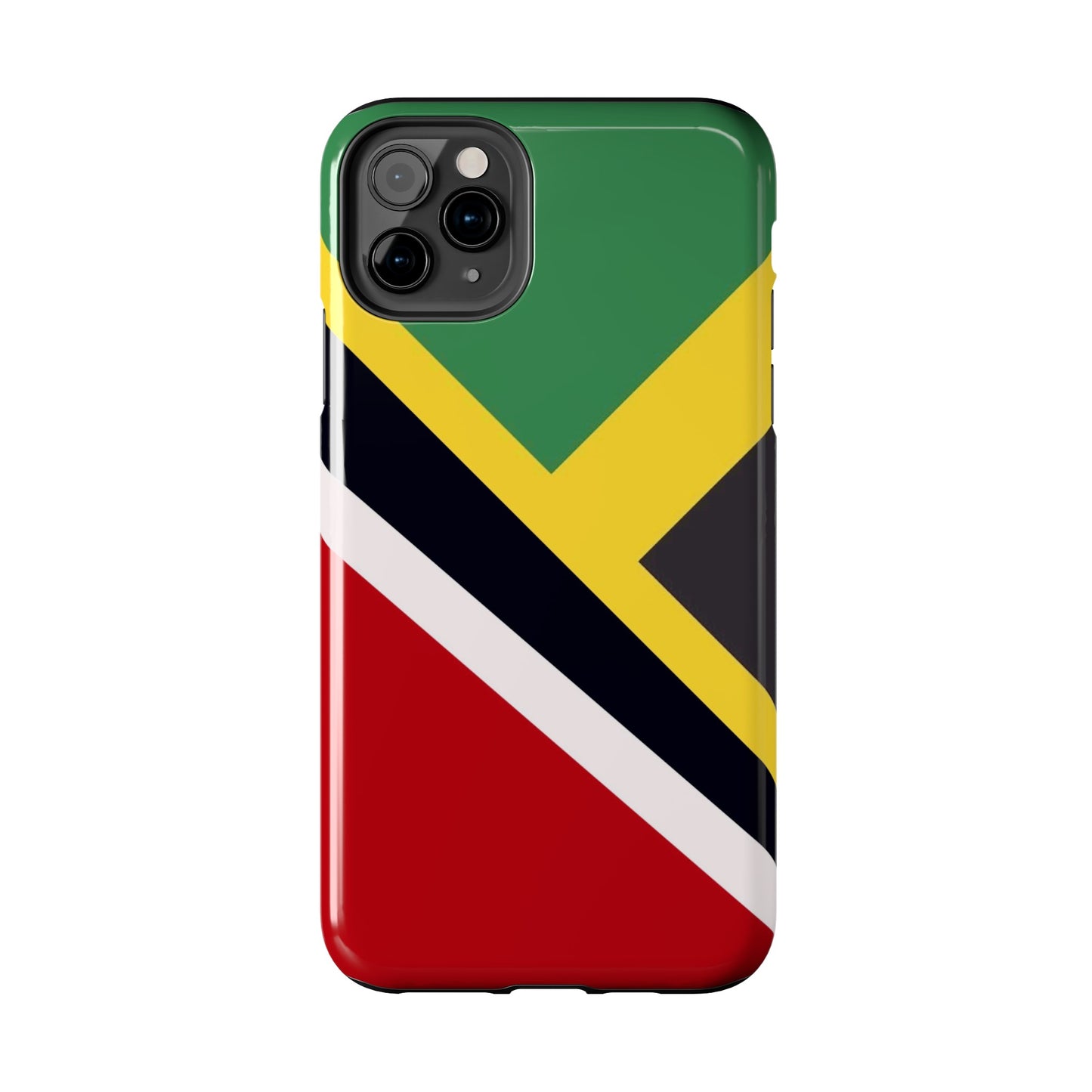 Jamaica Trinidad Flag Jamaican Trini Tough Phone Cases