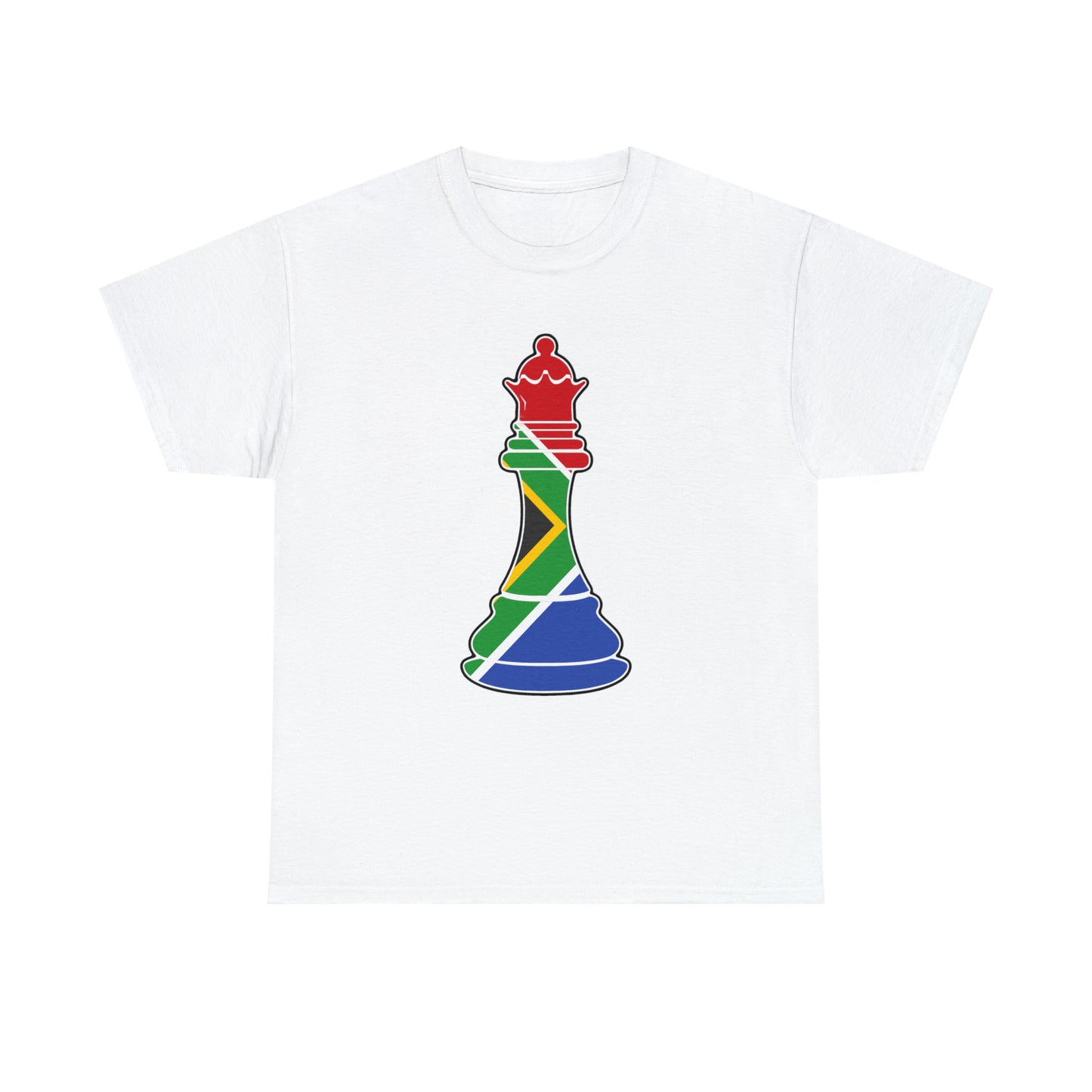 South African Queen Flag Chess Piece SA T-Shirt | Unisex Tee Shirt