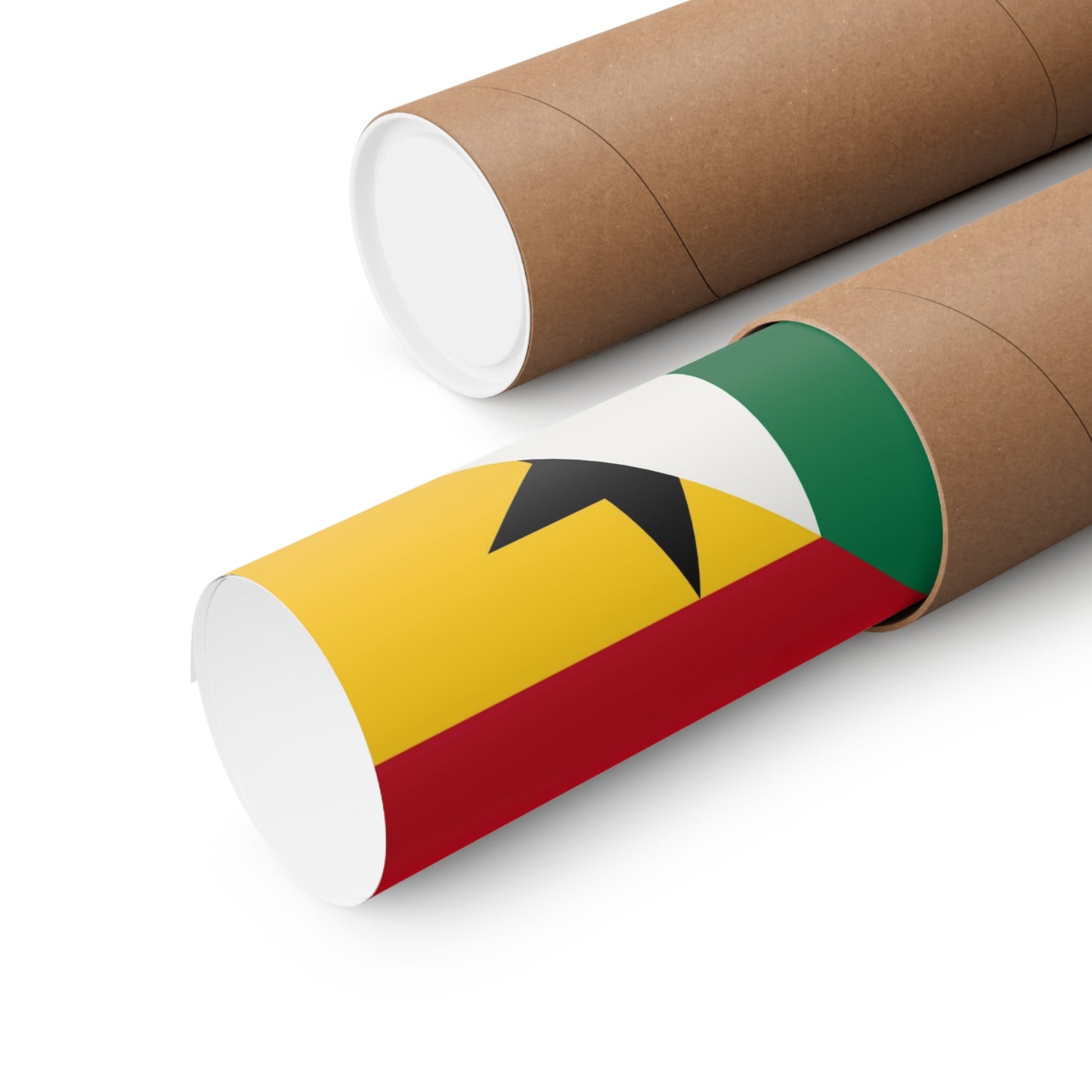 Nigerian Ghanaian Flag Nigeria Ghana Naija Premium Matte Poster