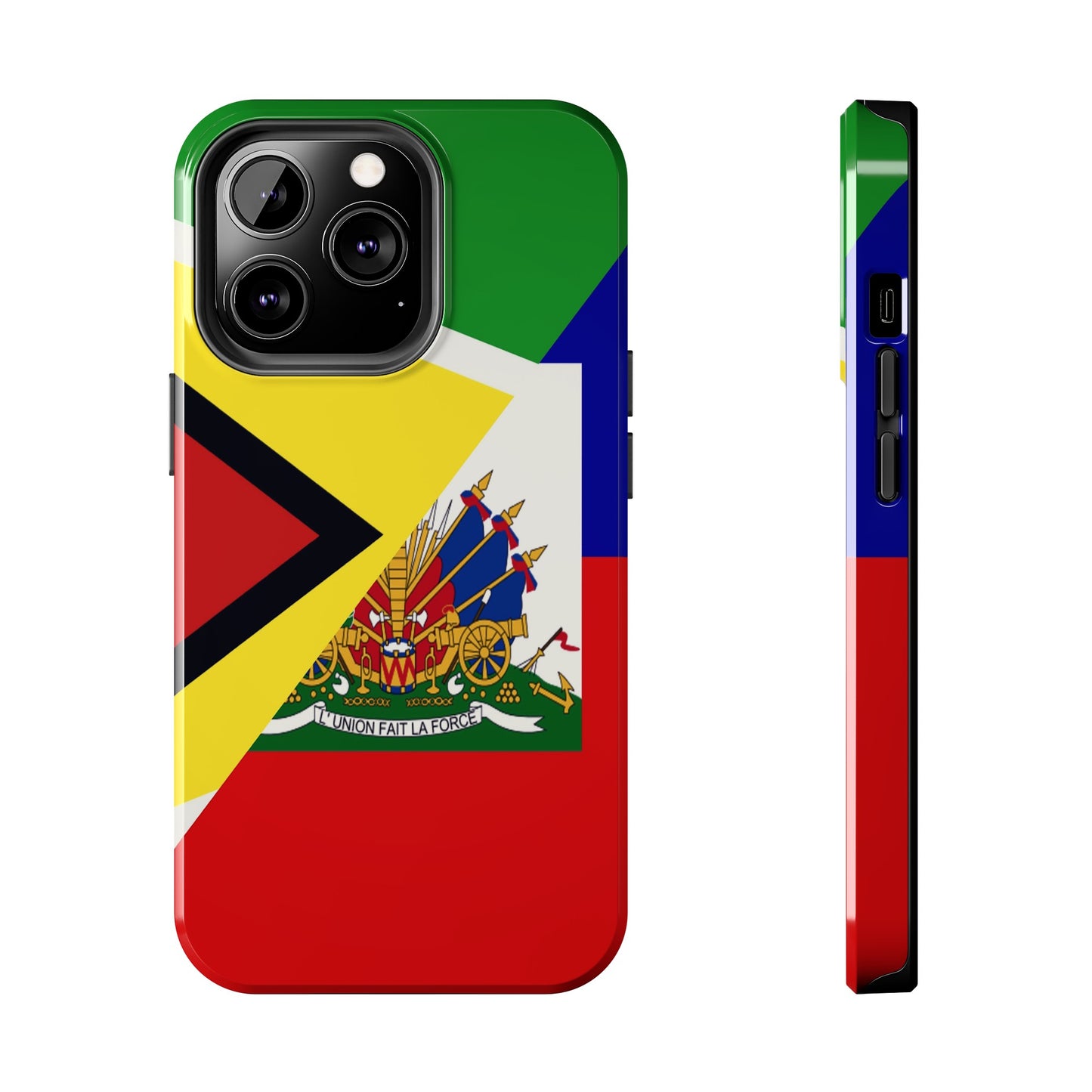 Haiti Guyana Flag Haitian Guyanese Tough Phone Cases