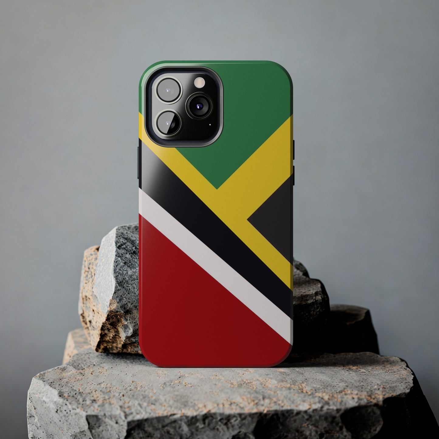 Jamaica Trinidad Flag Jamaican Trini Tough Phone Cases