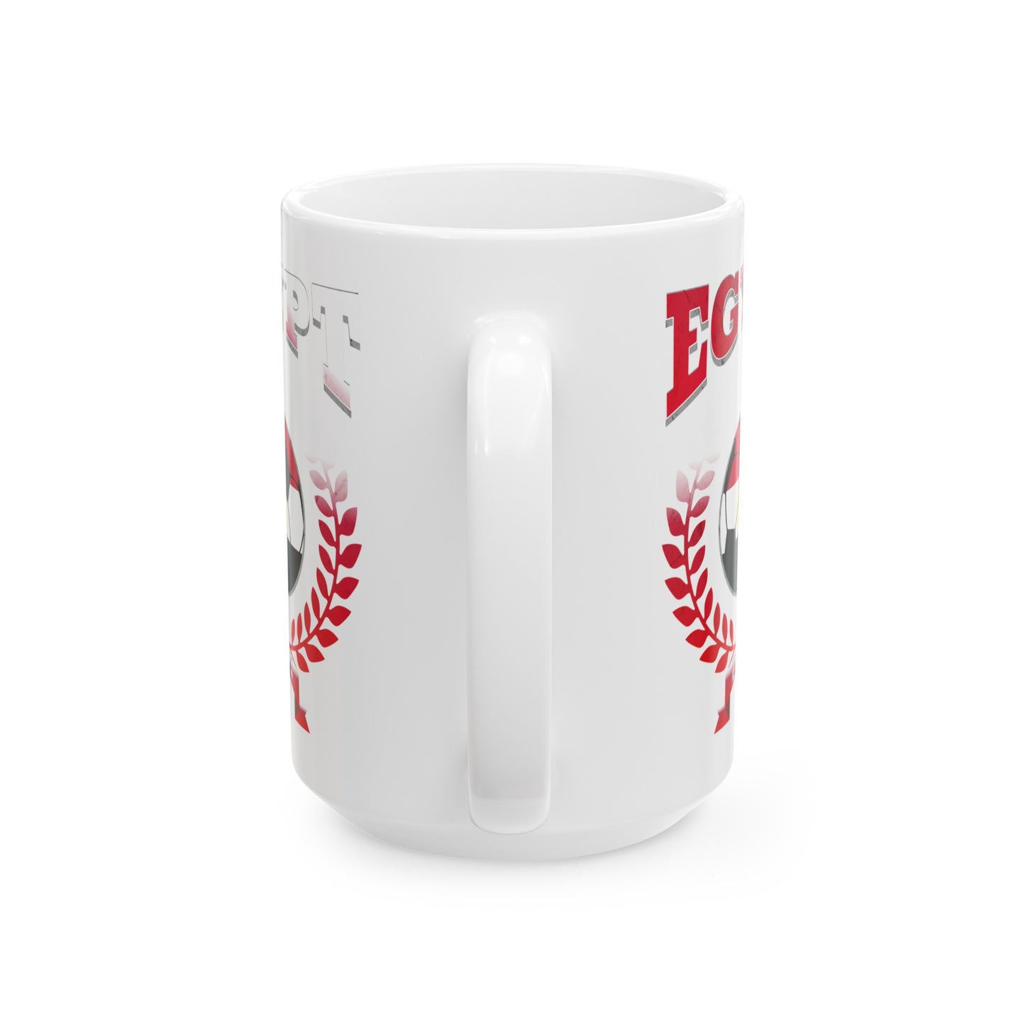 Egypt 2024 Soccer Football Championship Games Egyptian Team Ceramic Mug 11oz, 15oz Cup