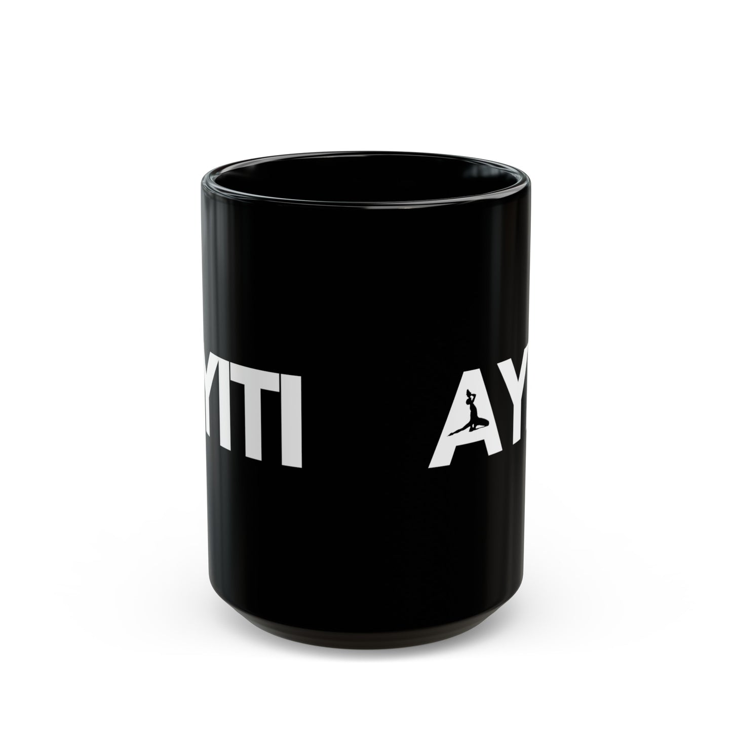 Ayiti Neg Mawon White Text Haiti Black Mug (11oz, 15oz)