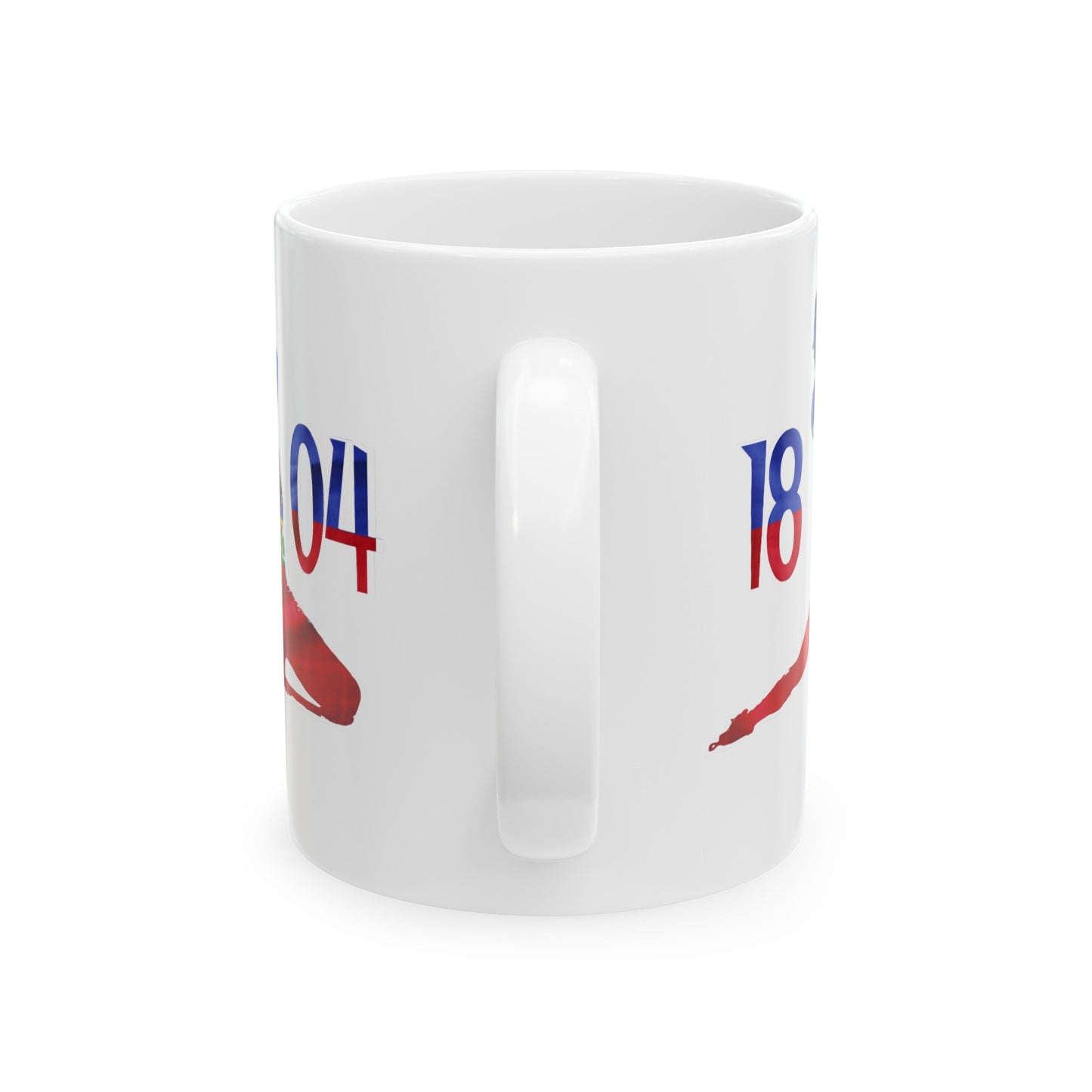 Haitian Flag 1804 Neg Mawon | Haitian Independence Neg Marron Ceramic Mug 11oz, 15oz Cup