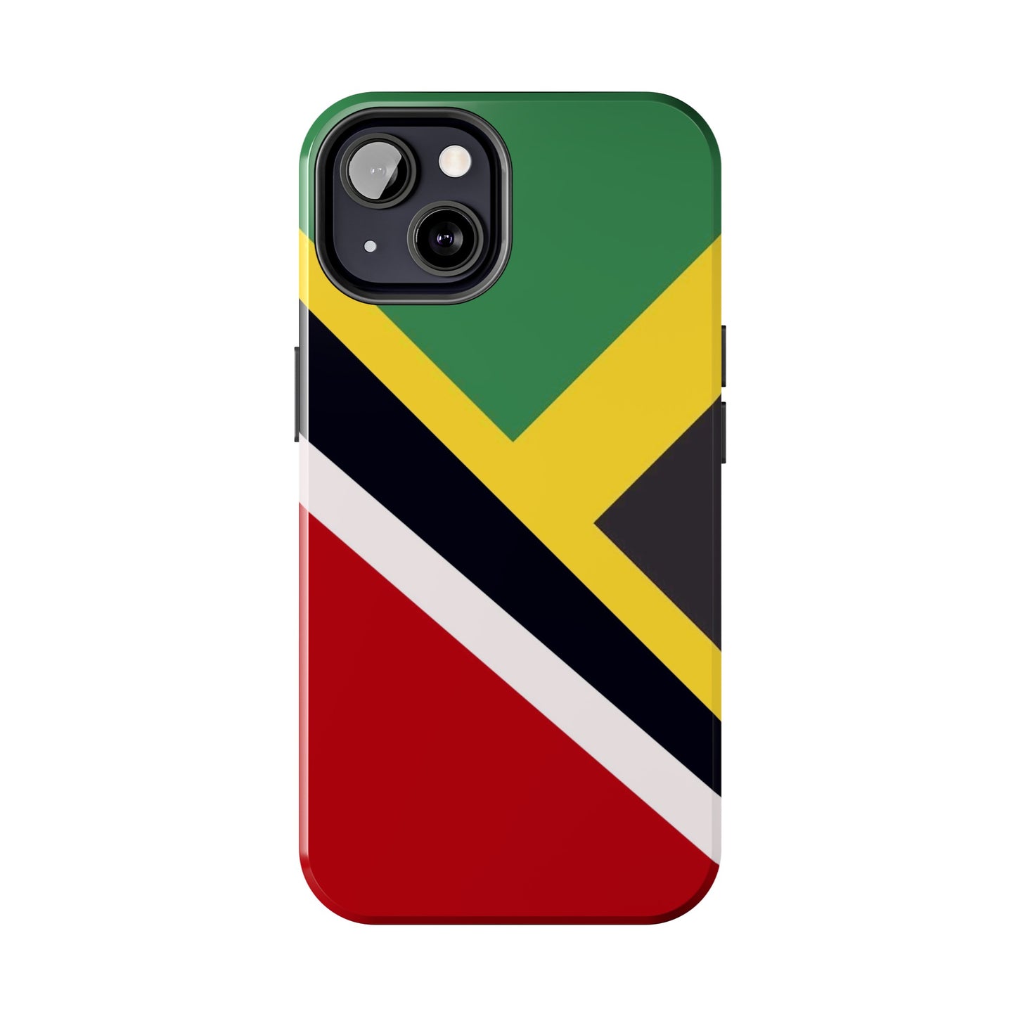 Jamaica Trinidad Flag Jamaican Trini Tough Phone Cases