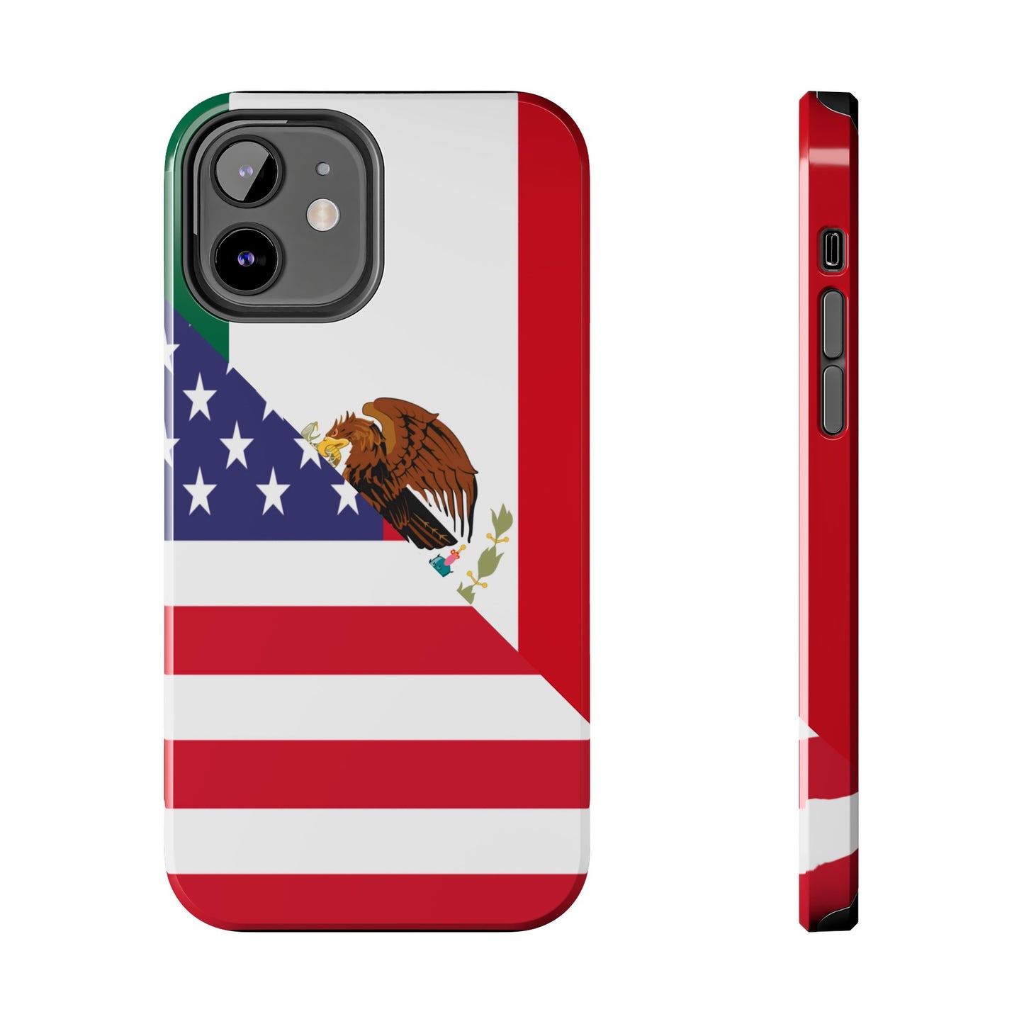 Mexican American Flag Mexico USA Tough Phone Cases