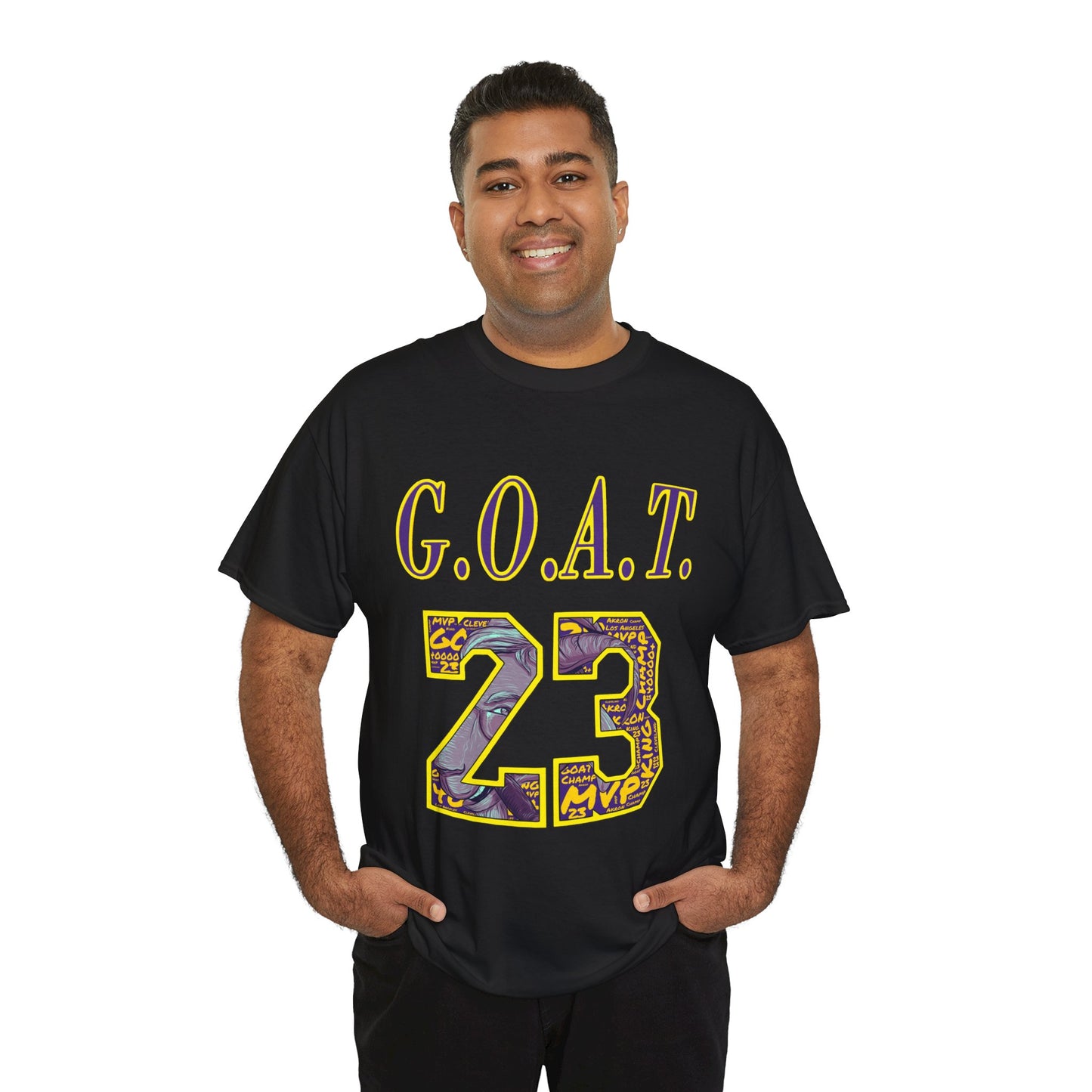 GOAT 23 T-Shirt | Los Angeles Basketball G.O.A.T Tee