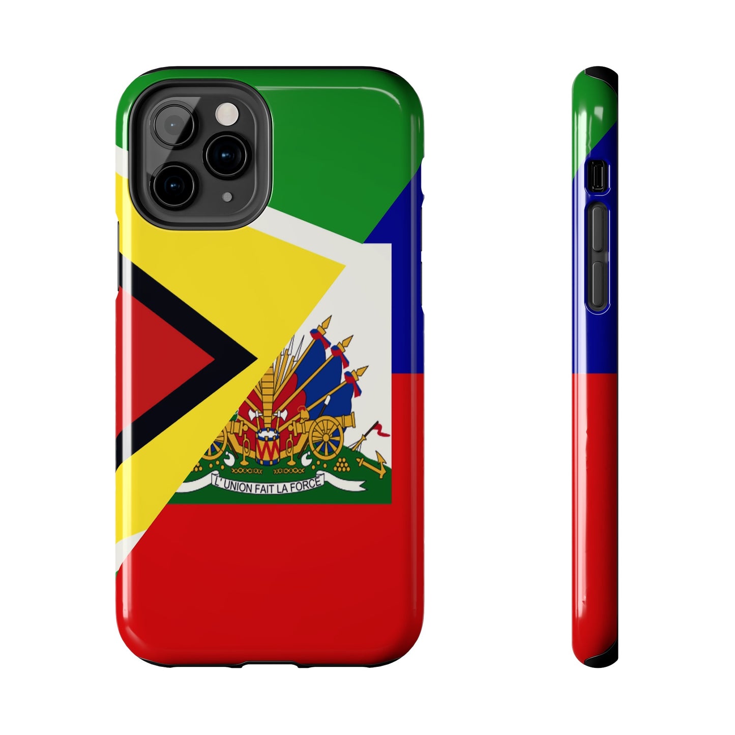 Haiti Guyana Flag Haitian Guyanese Tough Phone Cases