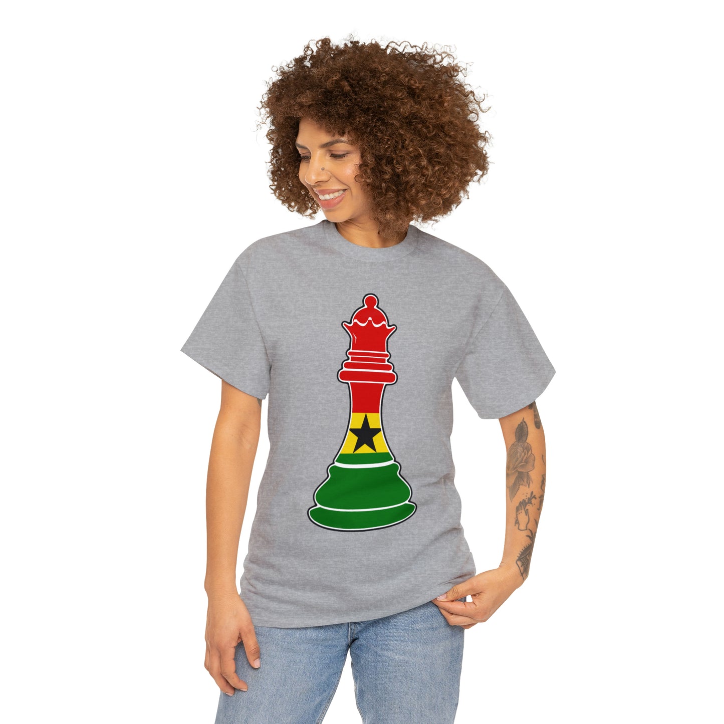 Ghanian Queen Flag Chess Piece Ghana T-Shirt | Unisex Tee Shirt