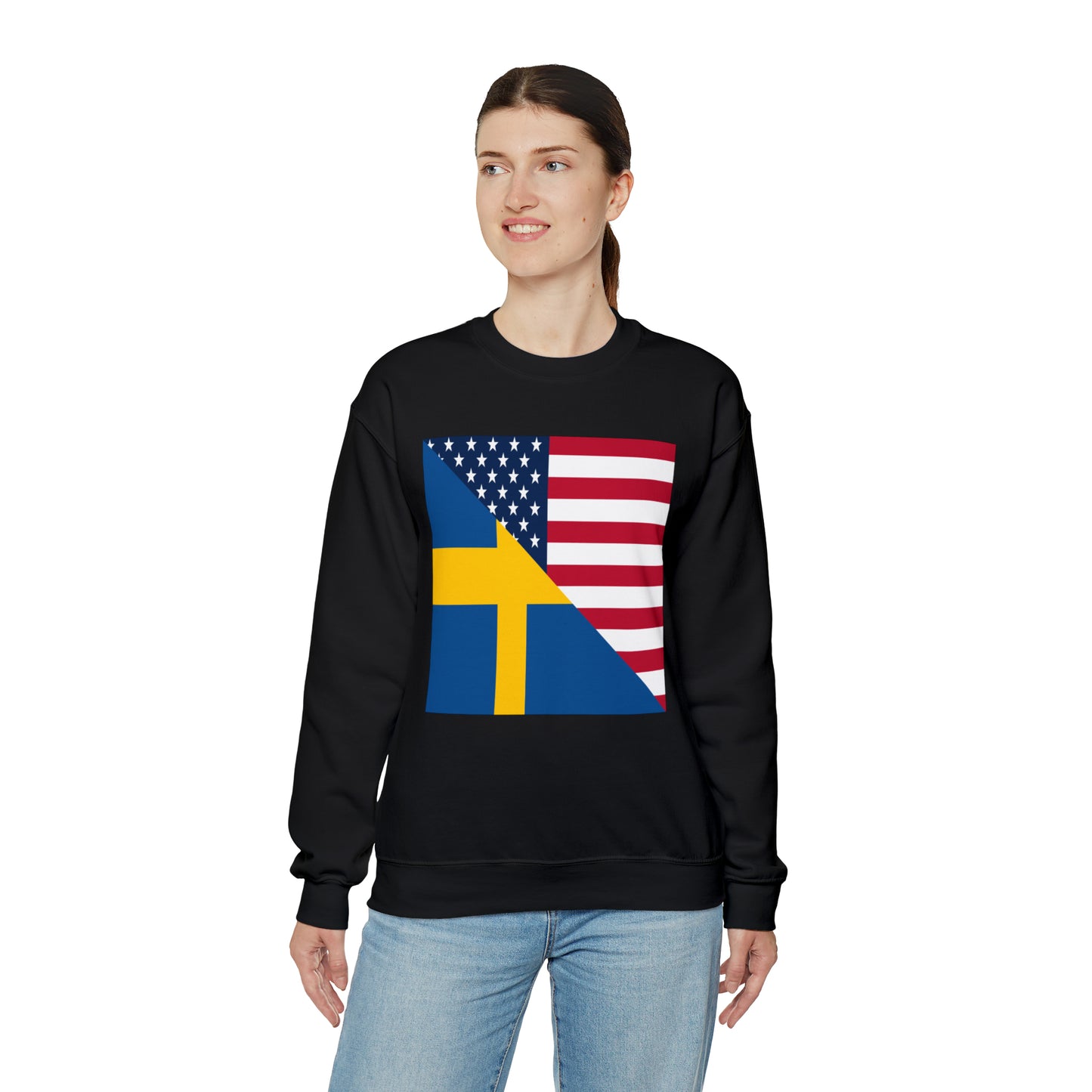 Swedish American Flag Sweden USA Unisex Sweatshirt