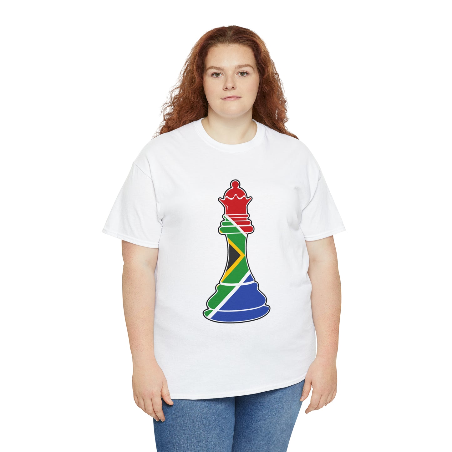 South African Queen Flag Chess Piece SA T-Shirt | Unisex Tee Shirt