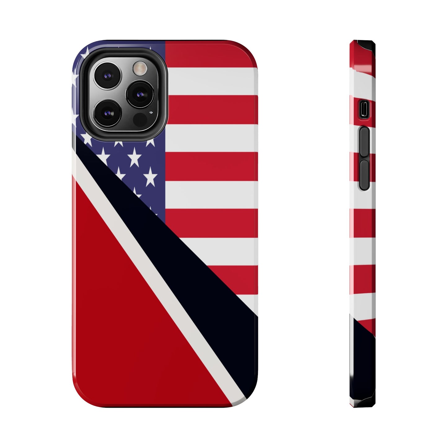 Trinidad American Flag Trini USA Tough Phone Cases