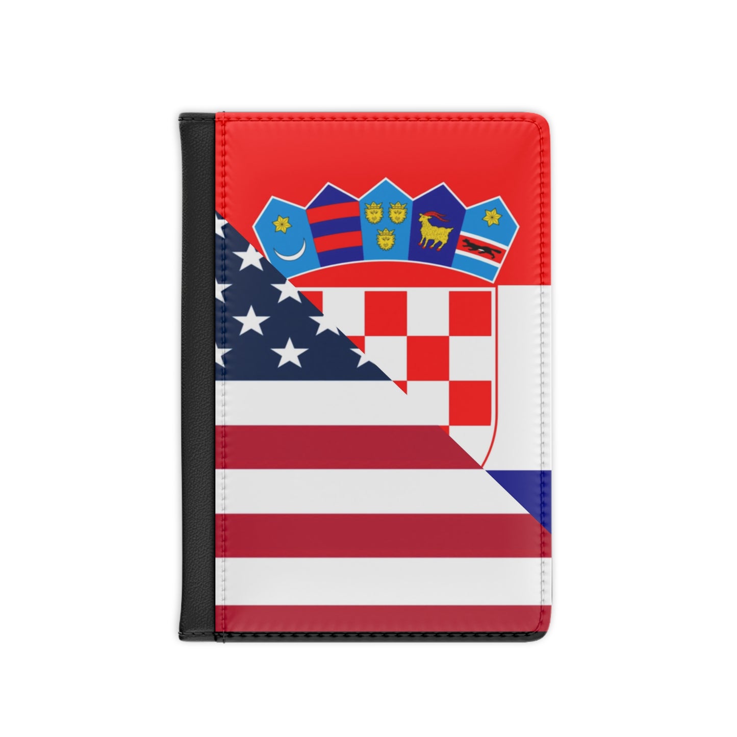 Croatian American Passport Cover | Croatia USA Travel