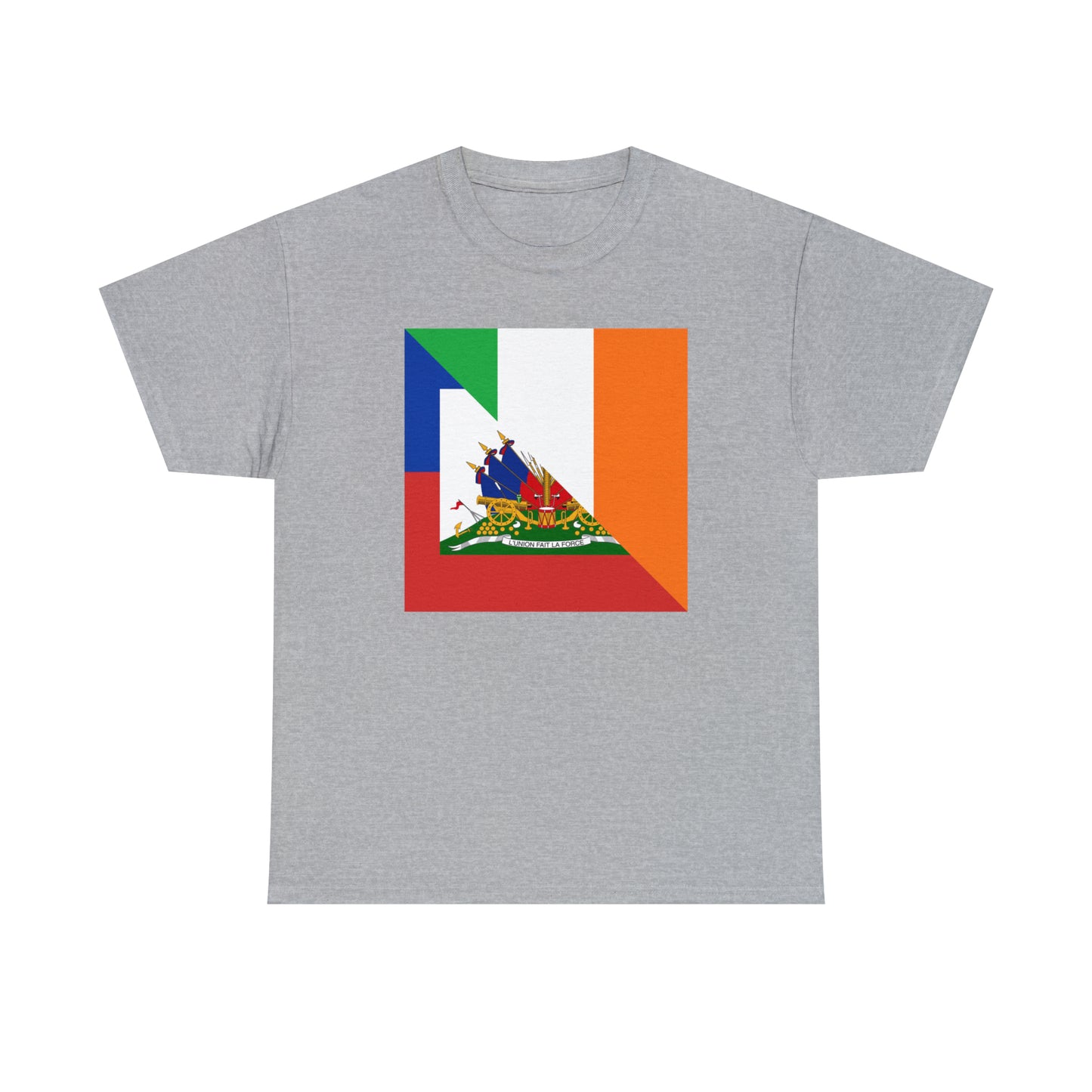 Haitian Irish Flag Half Haiti Ireland T-Shirt | Unisex Tee Shirt