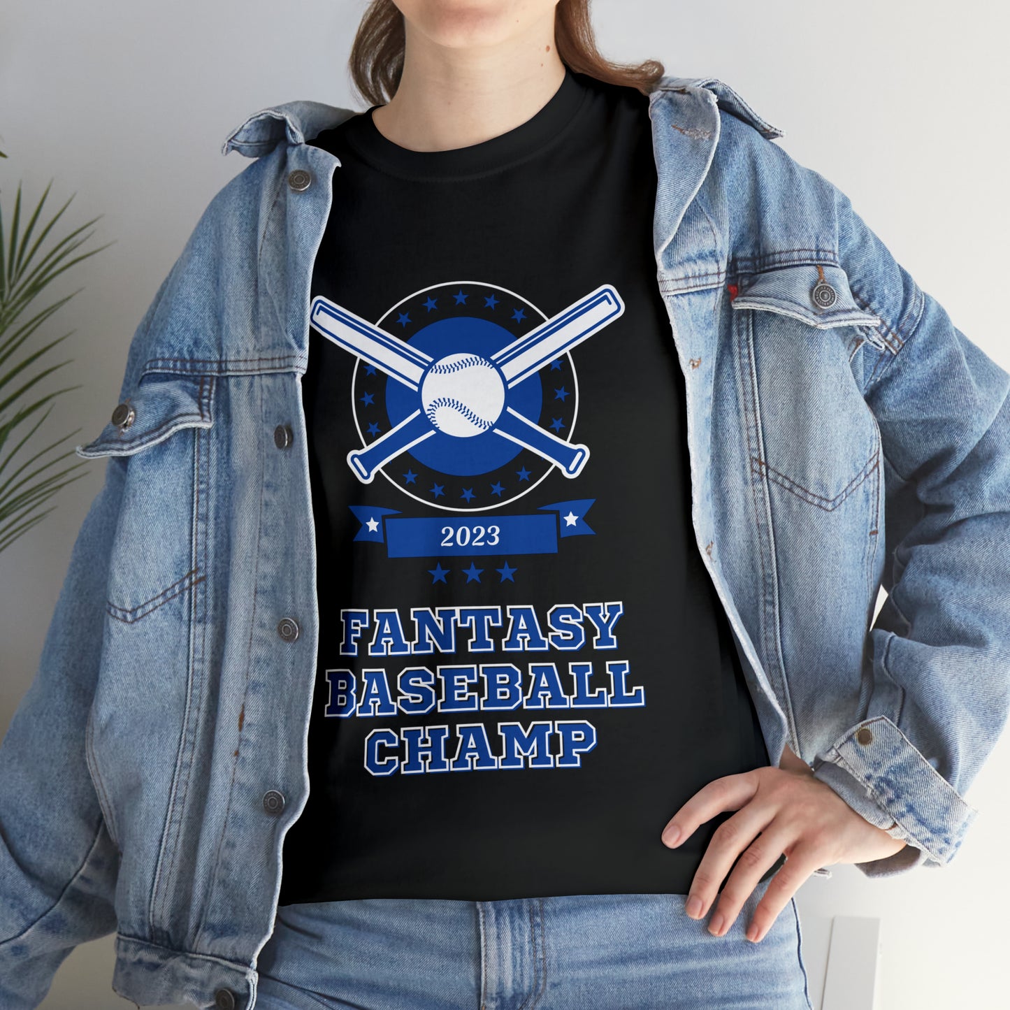 Fantasy Baseball 2023 Champion Fantasy League Champ T-Shirt | Unisex Tee Shirt