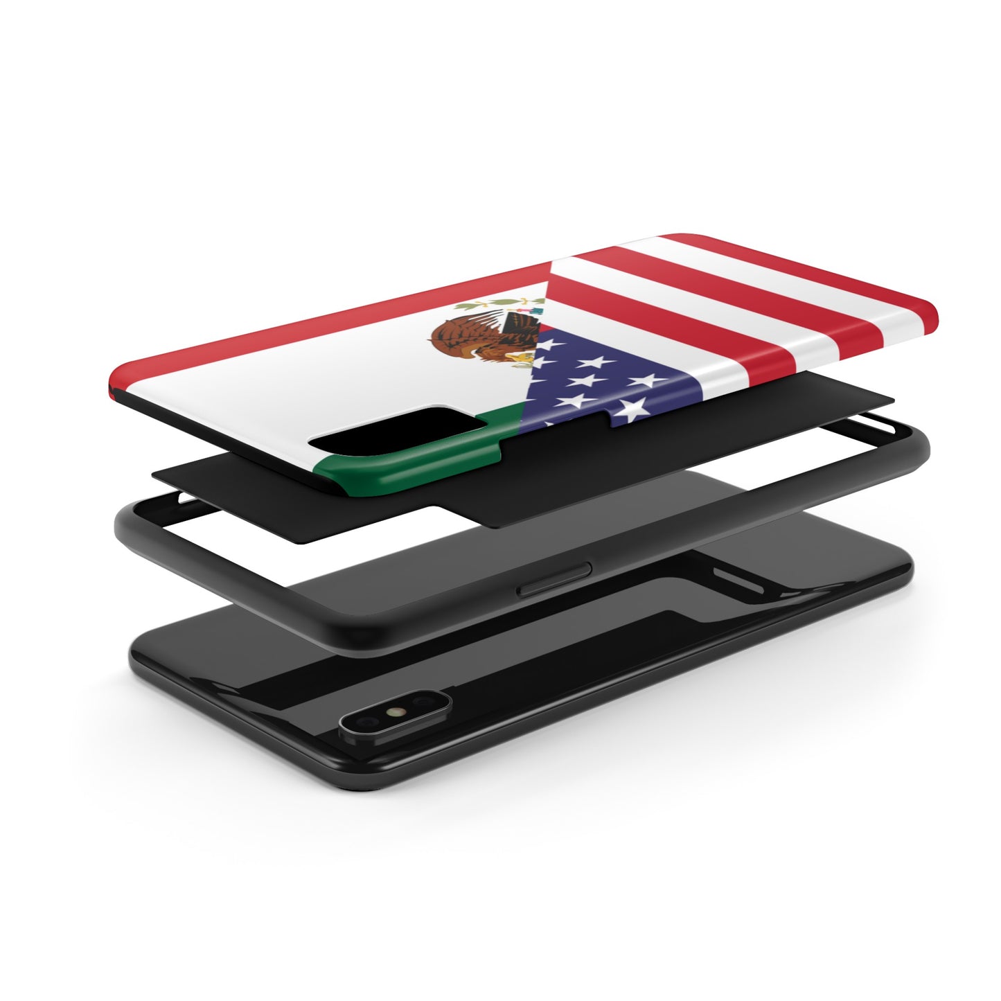 Mexican American Flag Mexico USA Tough Phone Cases