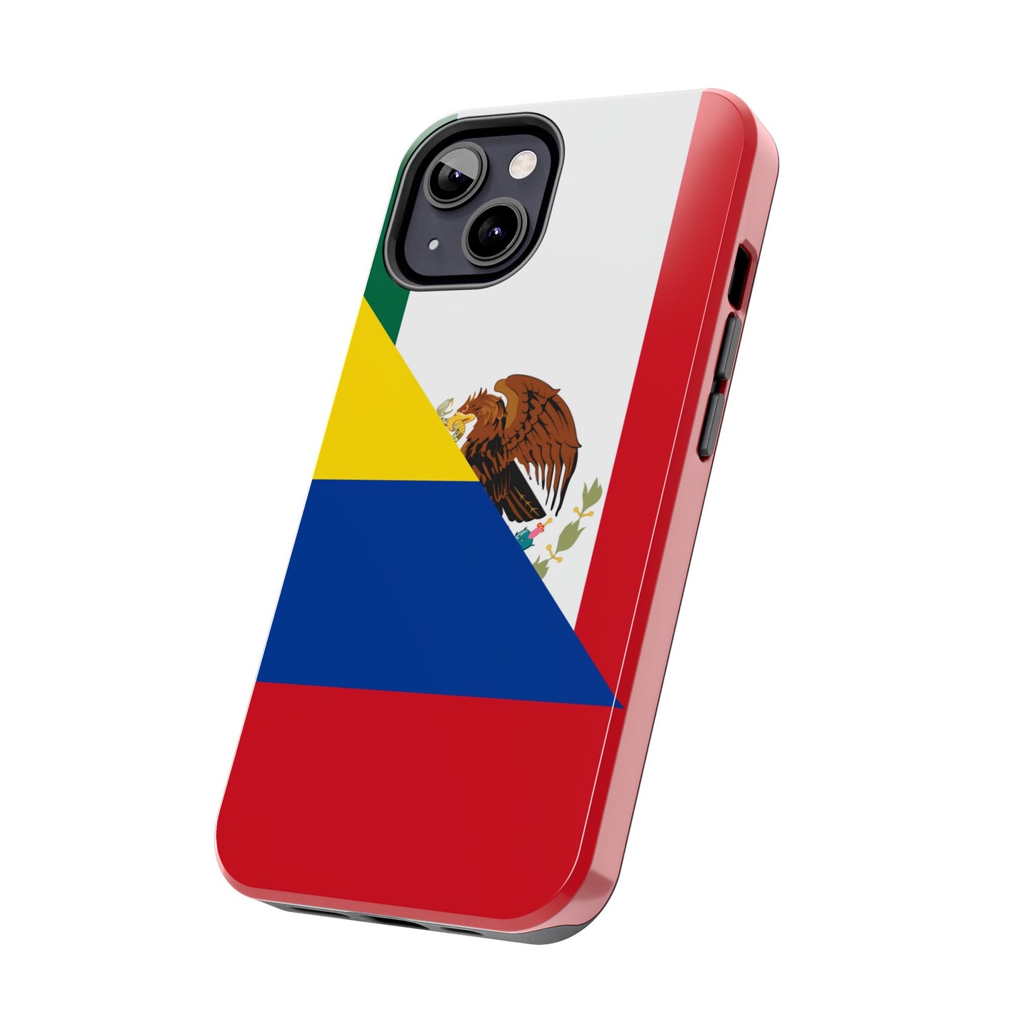 Mexican Colombian Flag Half Mexico Colombia Tough Phone Cases