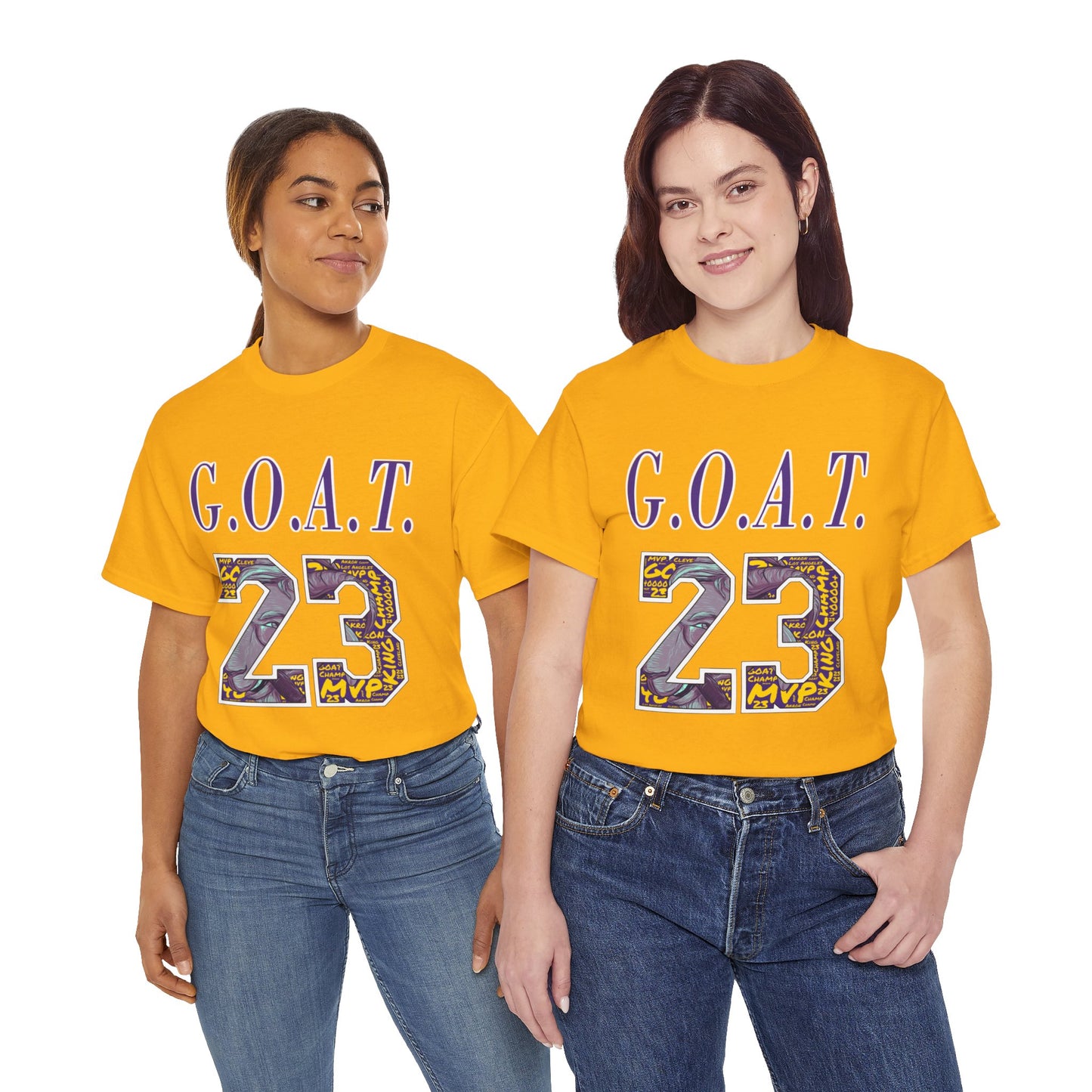 GOAT 23 T-Shirt | Los Angeles Basketball G.O.A.T Tee