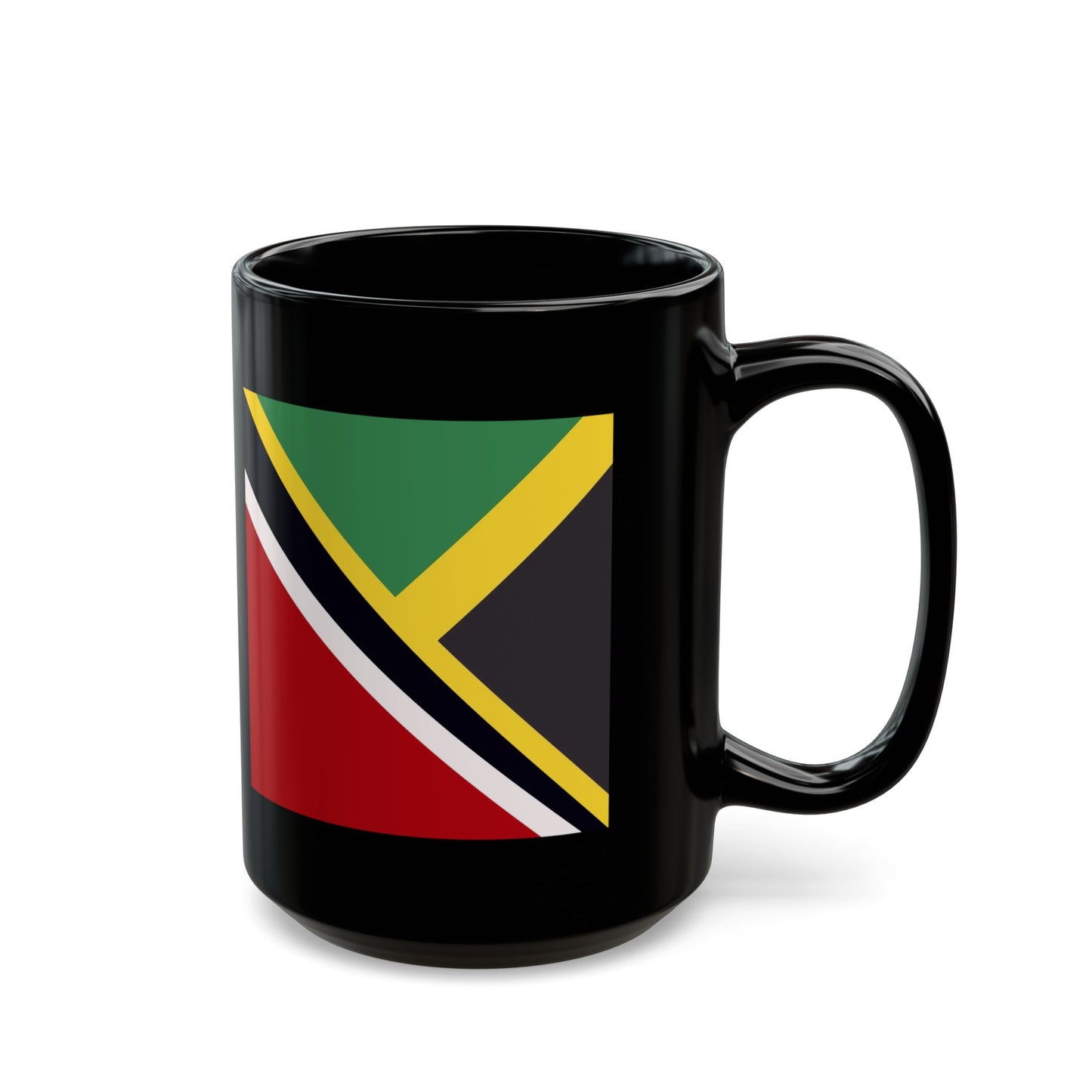 Jamaica Trinidad Flag Jamaican Trini Black Mug (11oz, 15oz)