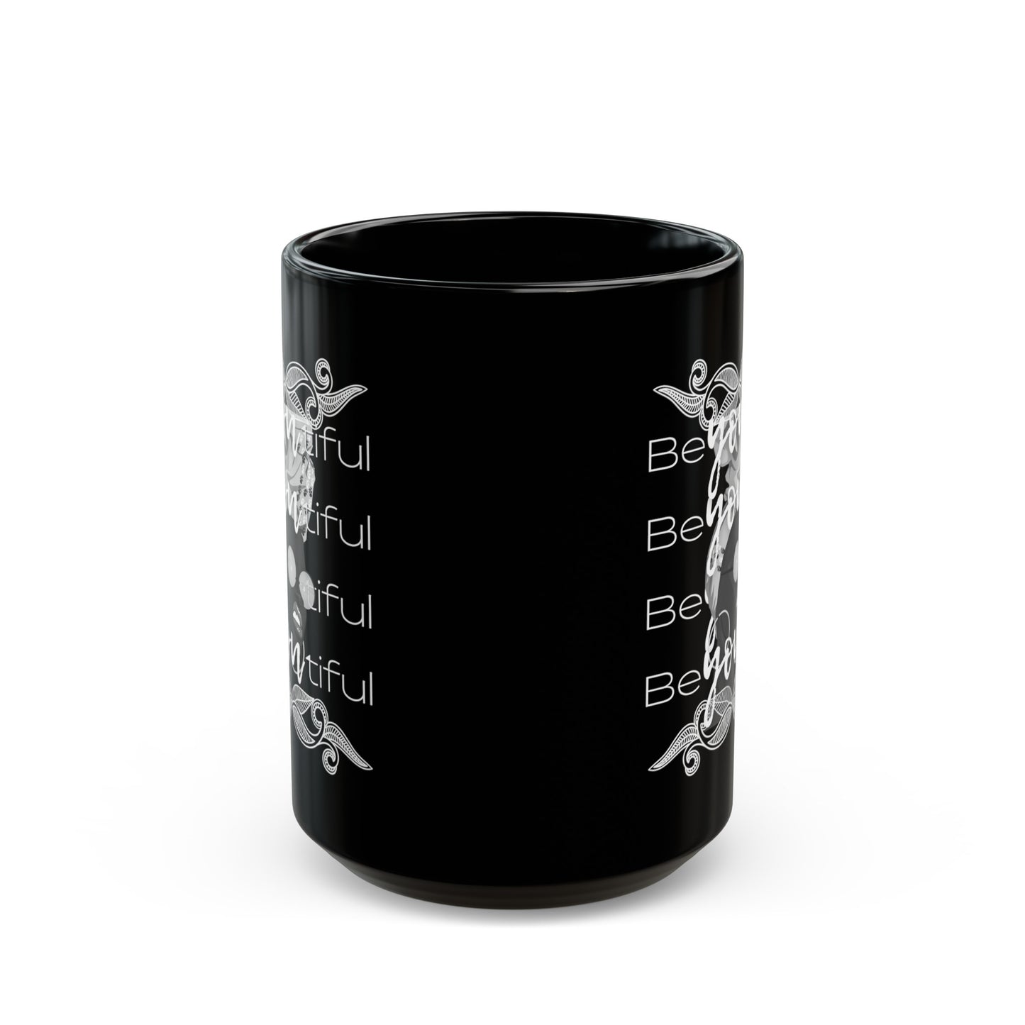 Beautiful Unapologetic  Woman Black Mug (11oz, 15oz)