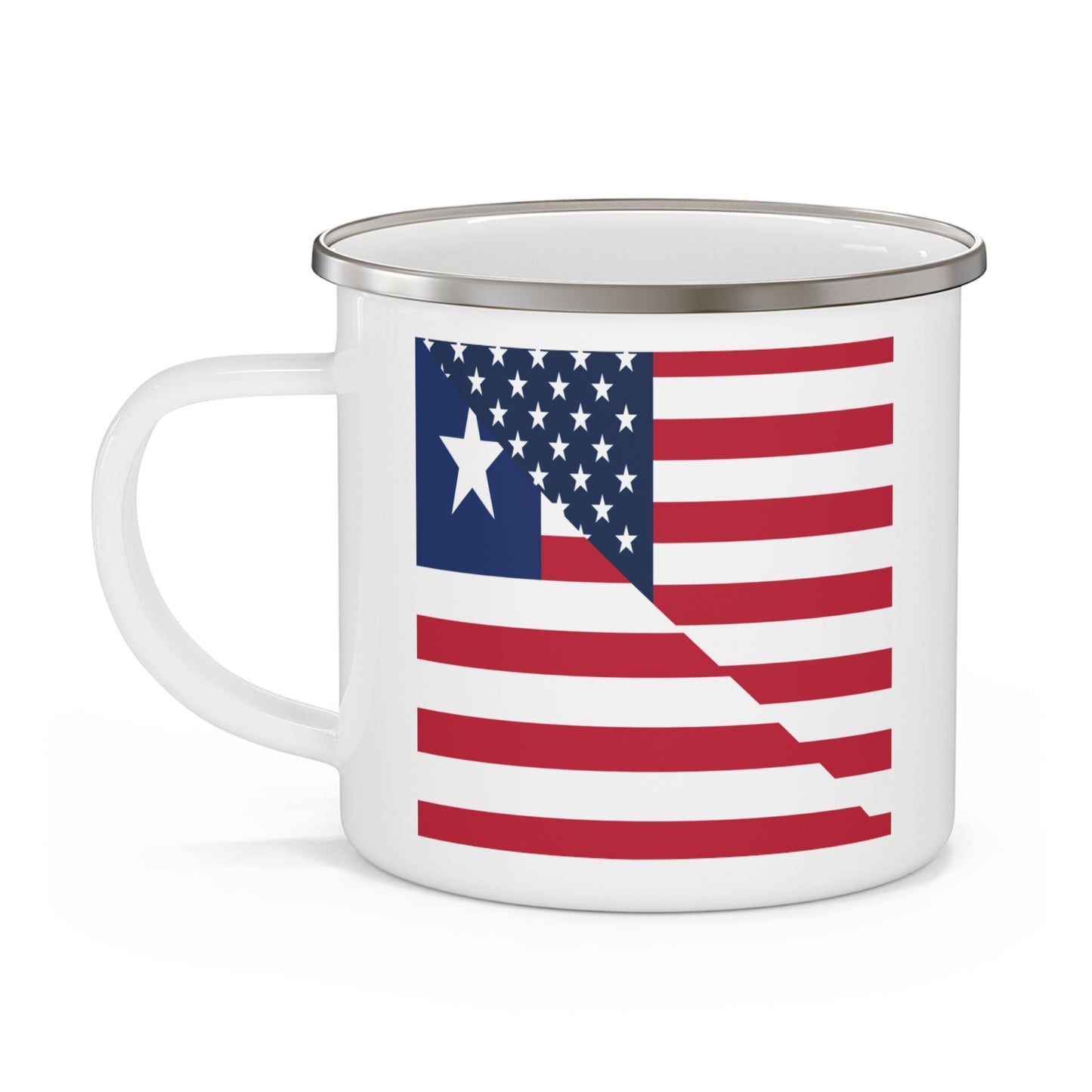 Liberian American flag Liberia USA 12oz Enamel Mug